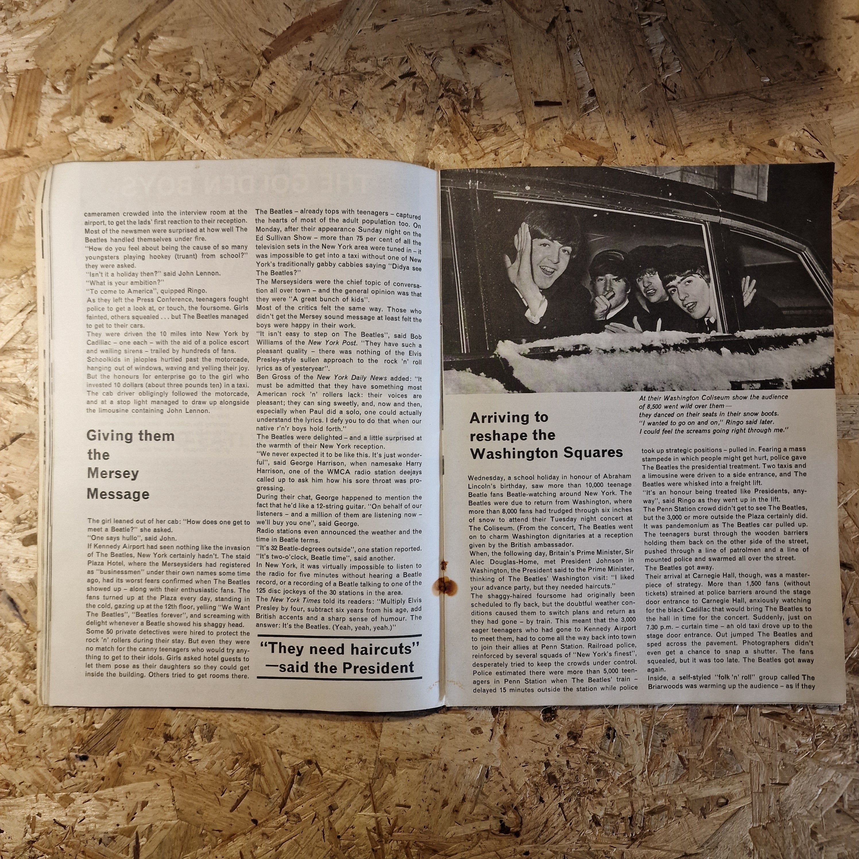 The Beatles at Carnegie Hall - On the Scene by Ralph Cosham (1964)