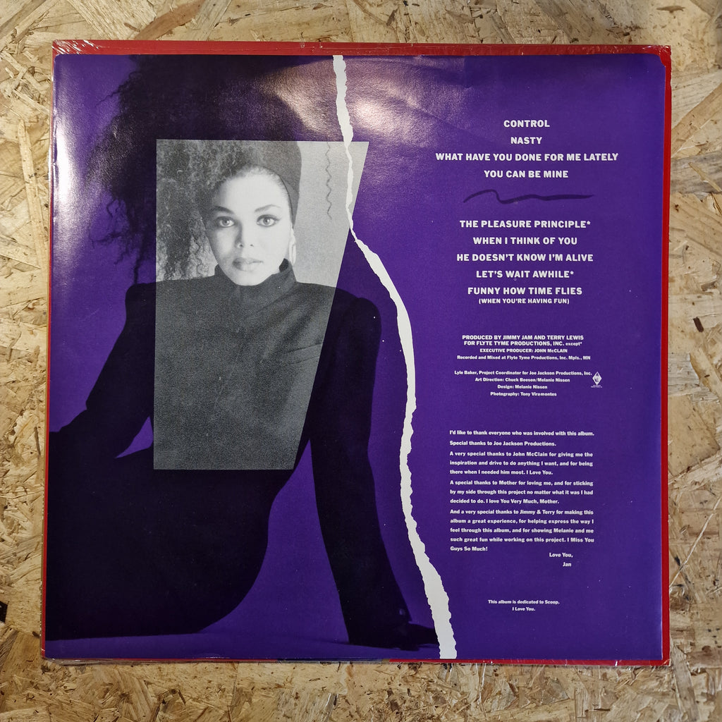 Janet Jackson ‎– Control 1987 US Press