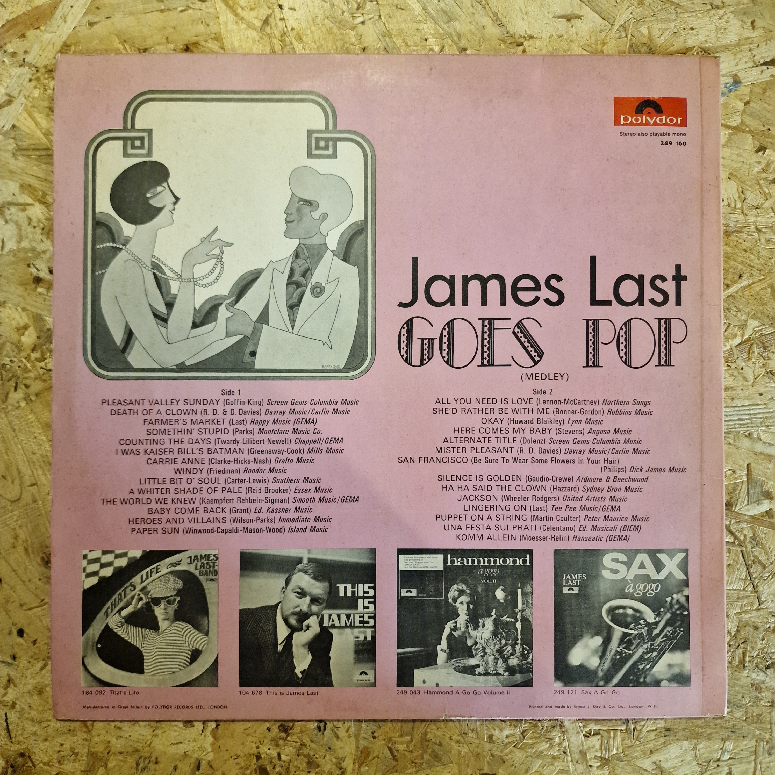 James Last & His Orchestra – James Last Goes Pop