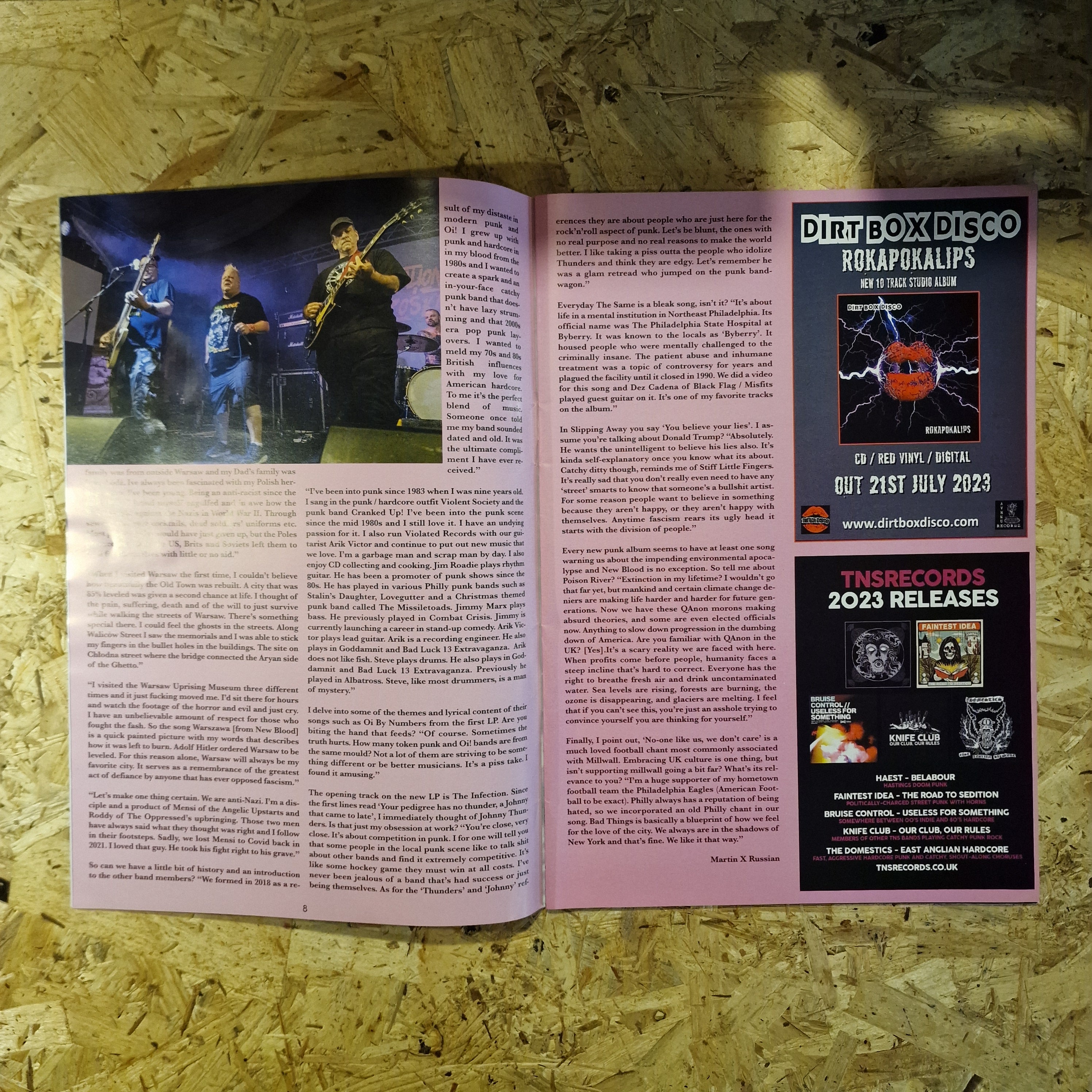 Safety Pin - Punk Rock Ancient and Modern Issue 18 2023 (Signed by Vic Goddard)