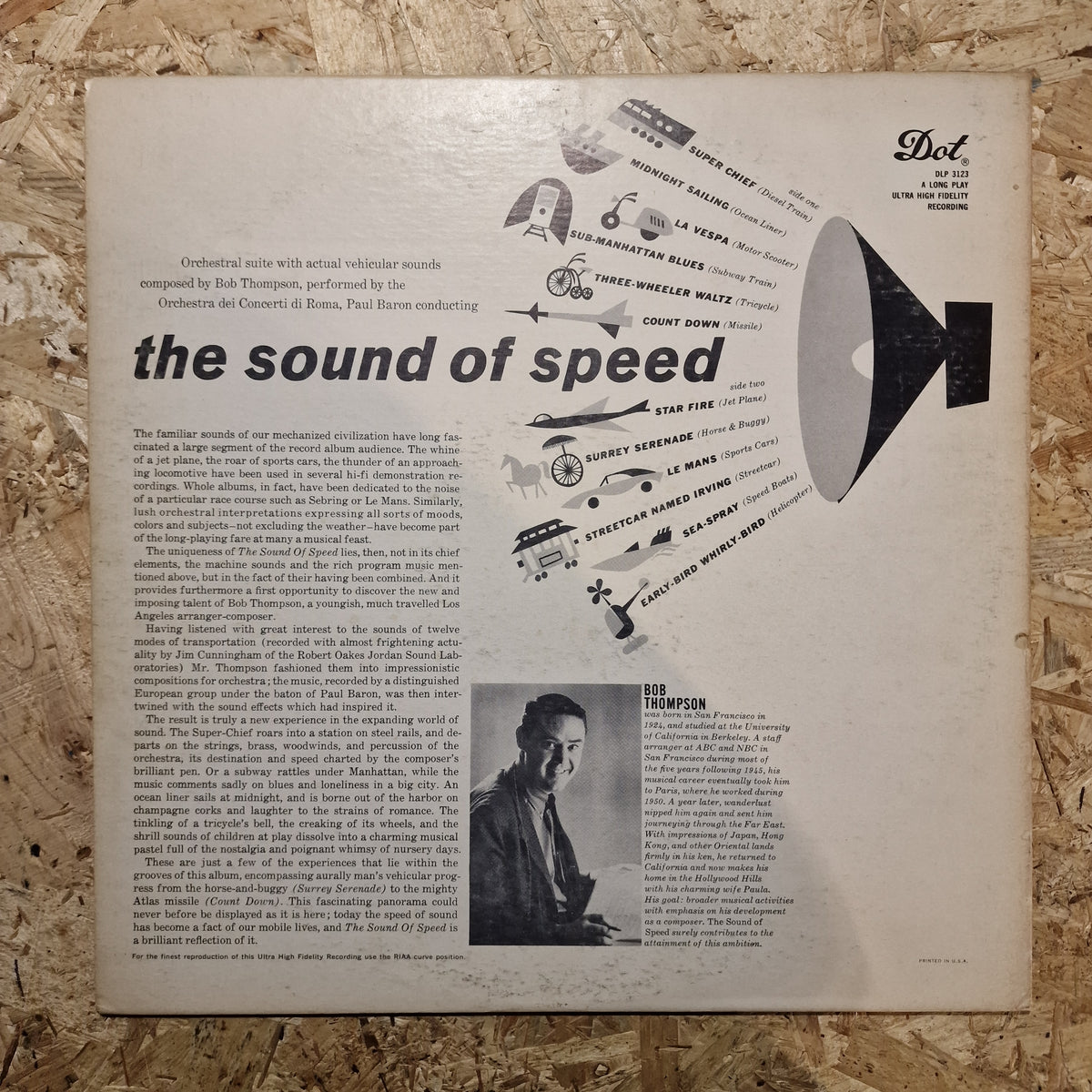 Bob Thompson – The Sound Of Speed