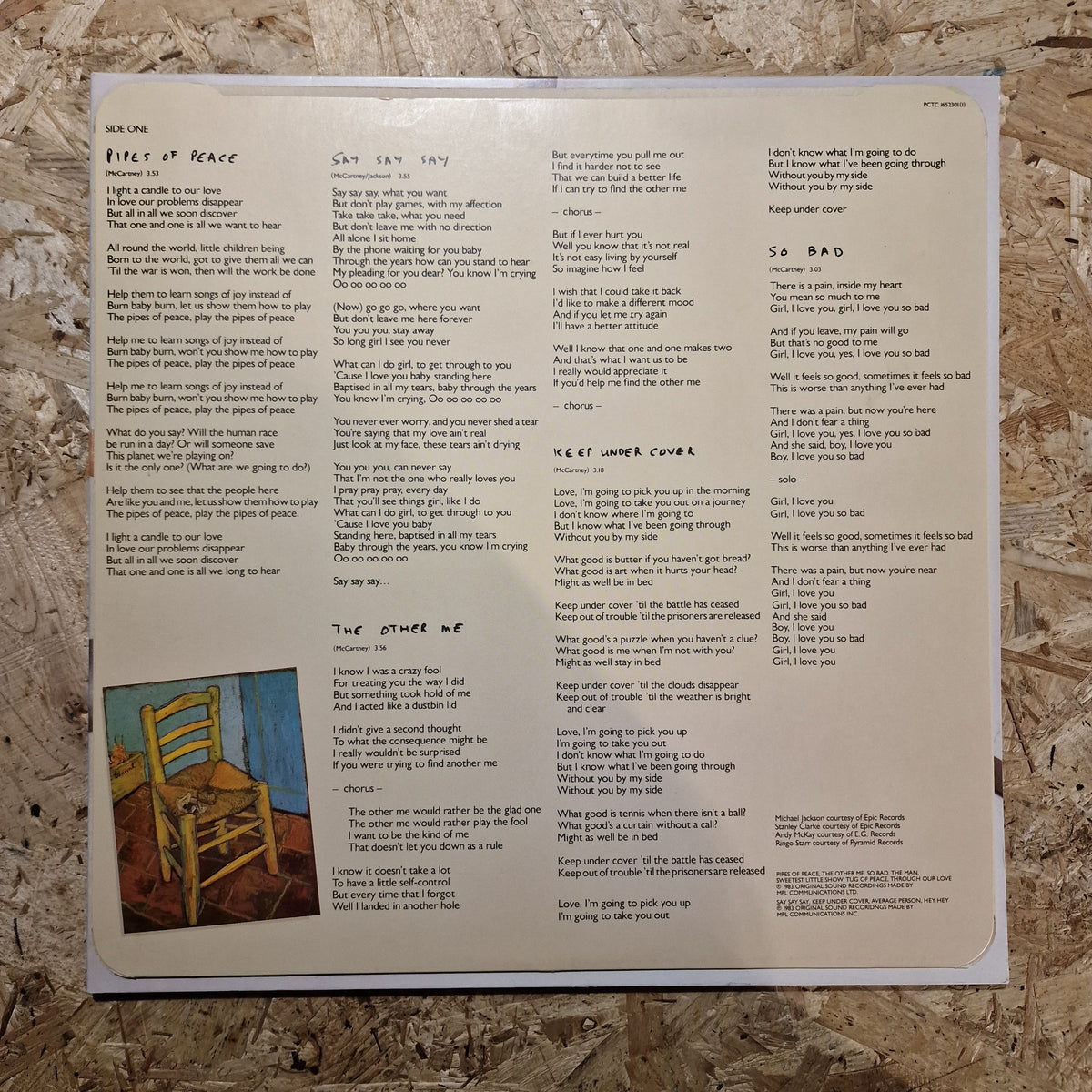 Paul McCartney – Pipes Of Peace