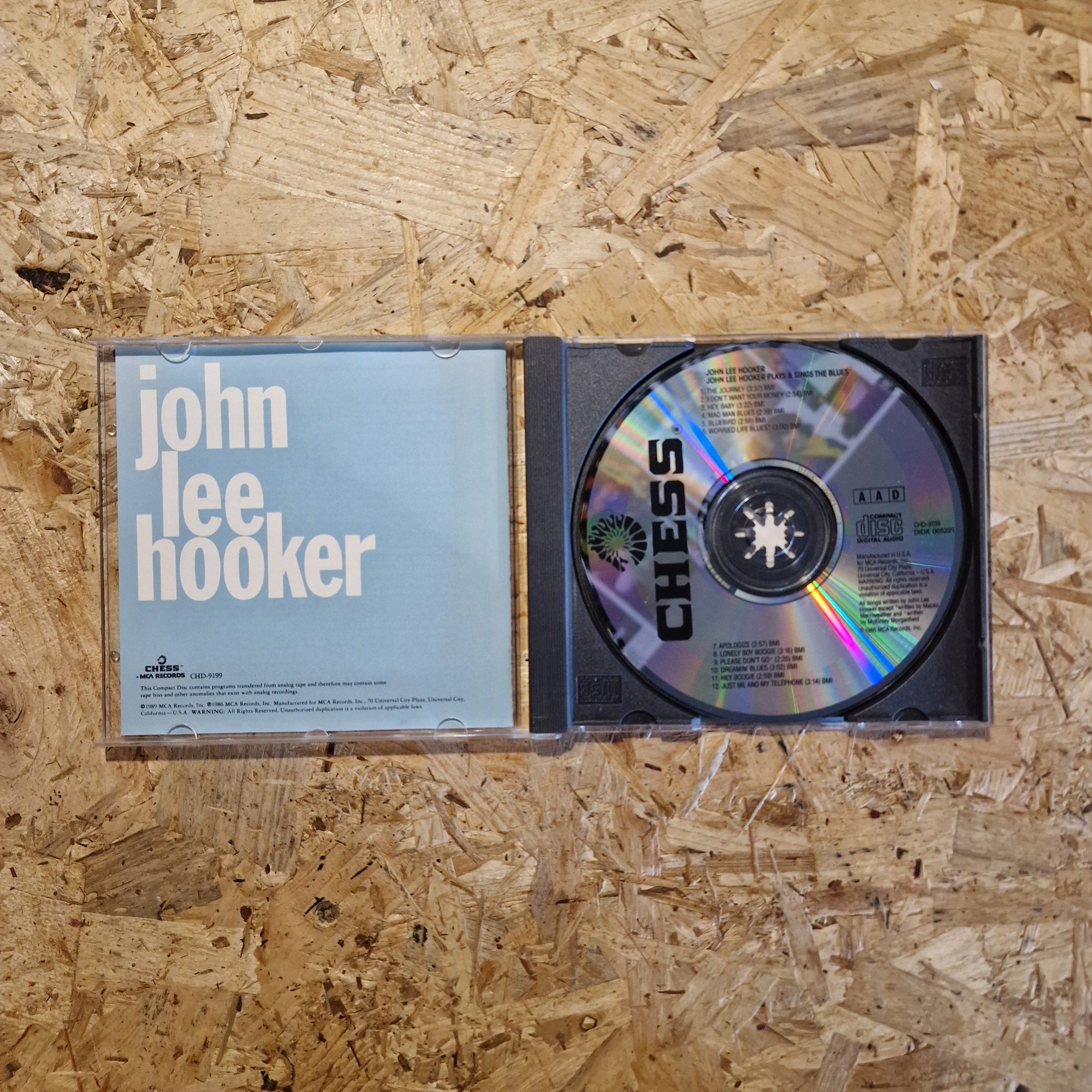 John Lee Hooker ‎– Plays & Sings The Blues