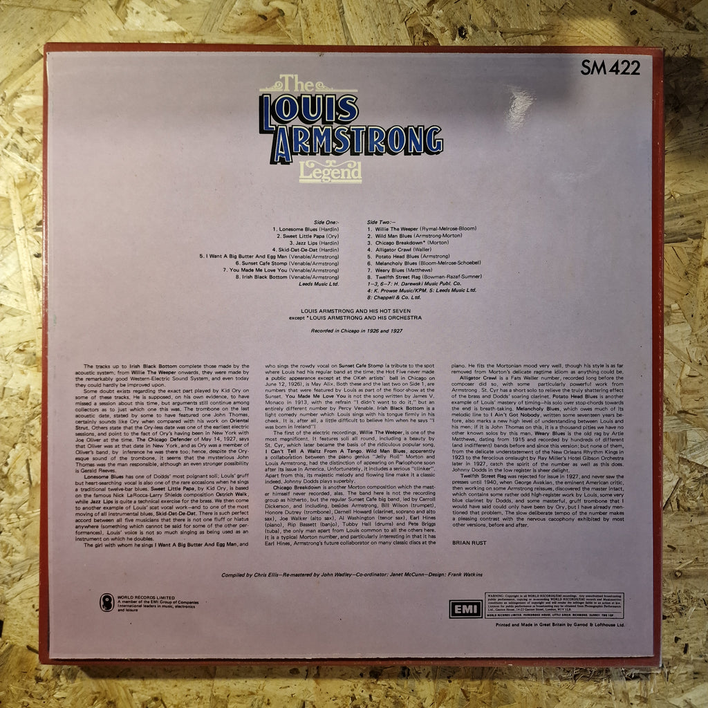 Louis Armstrong – The Louis Armstrong Legend