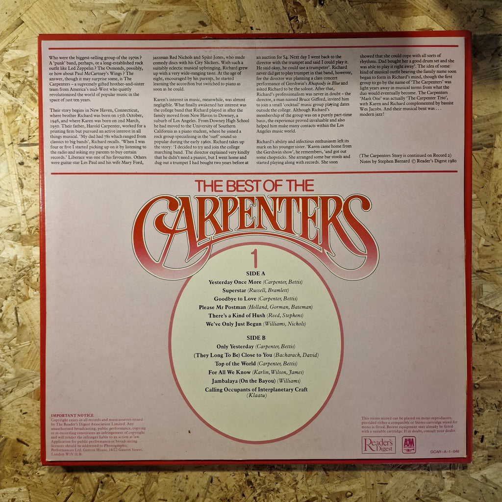 Carpenters – The Best Of The Carpenters