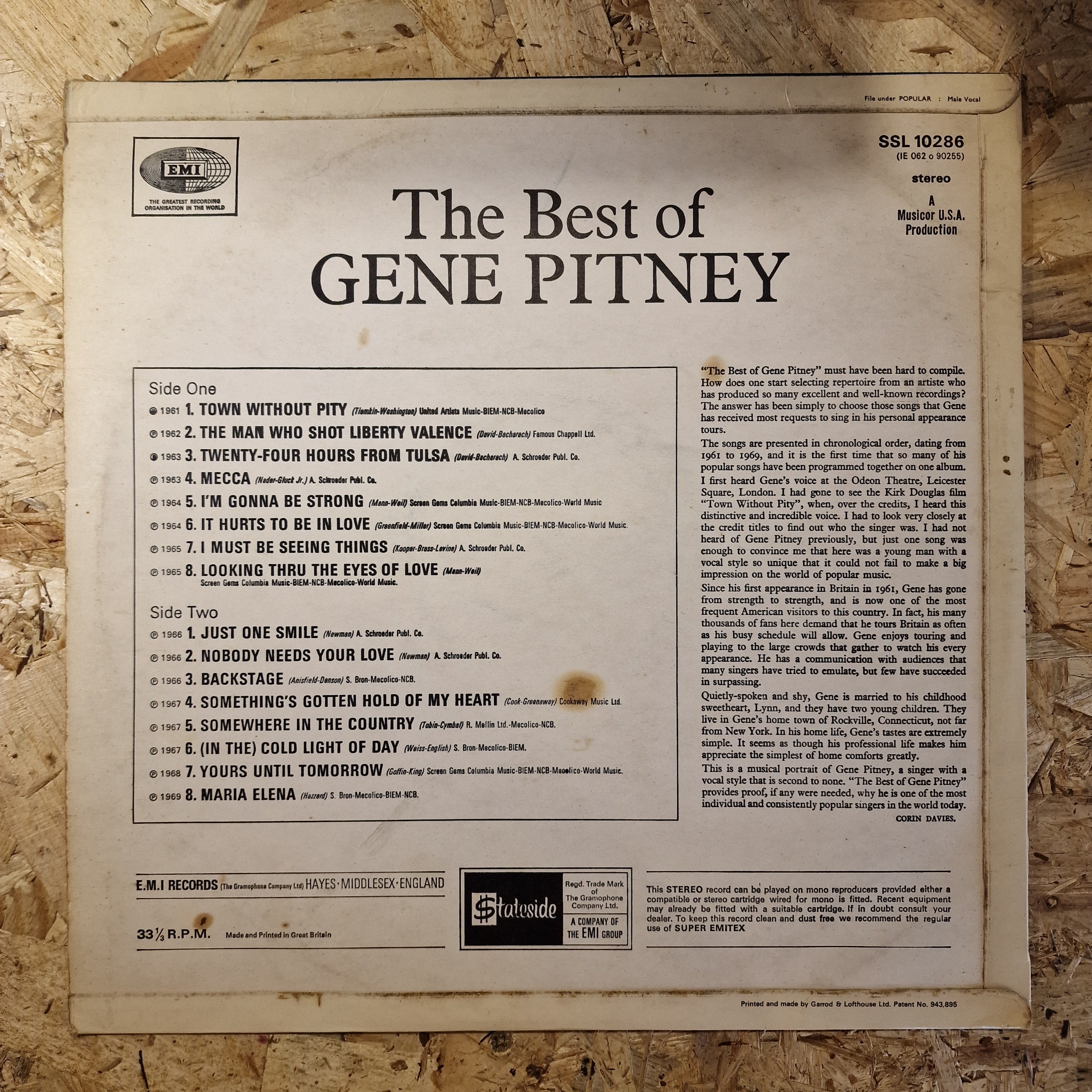Gene Pitney – The Best Of Gene Pitney