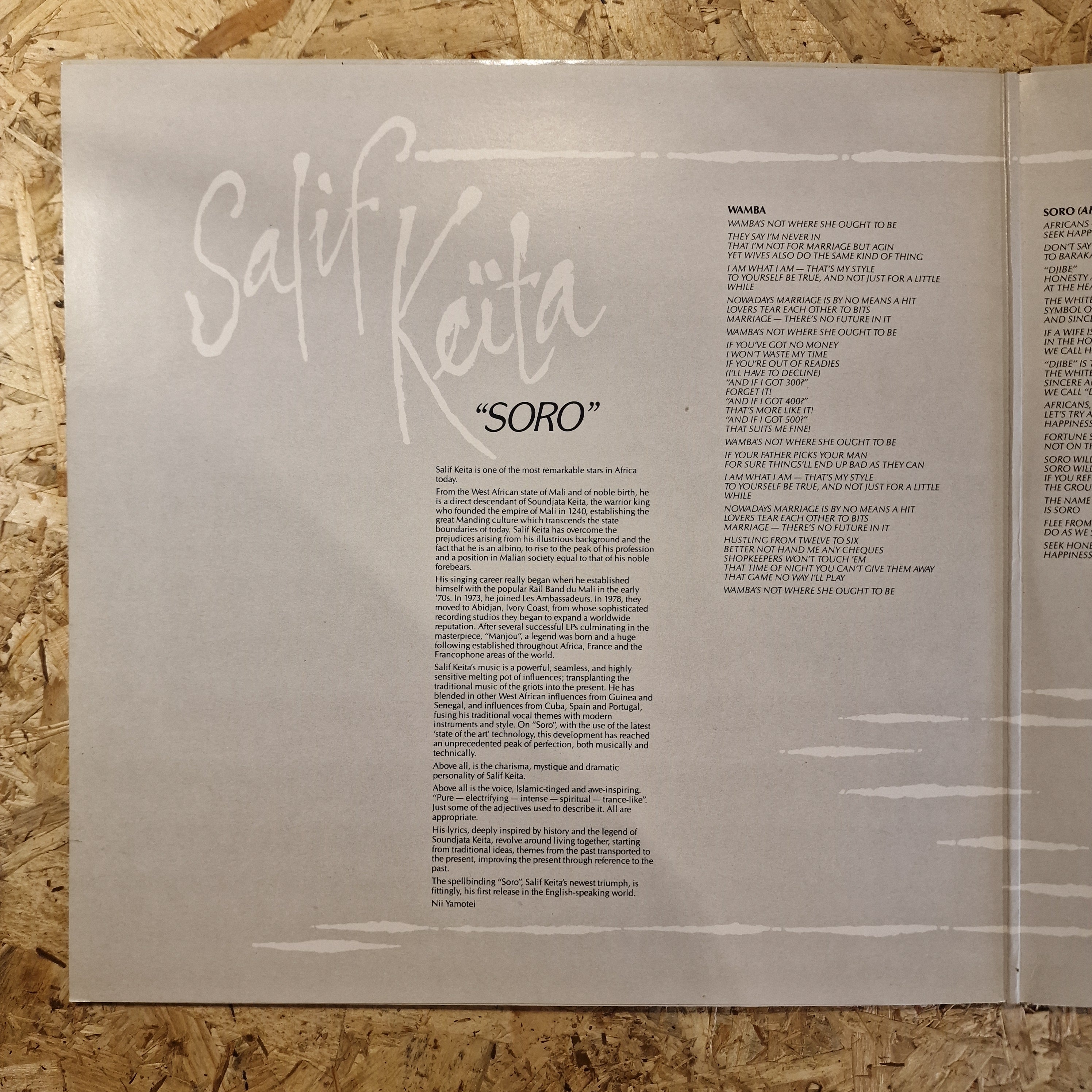 Salif Keita – Soro