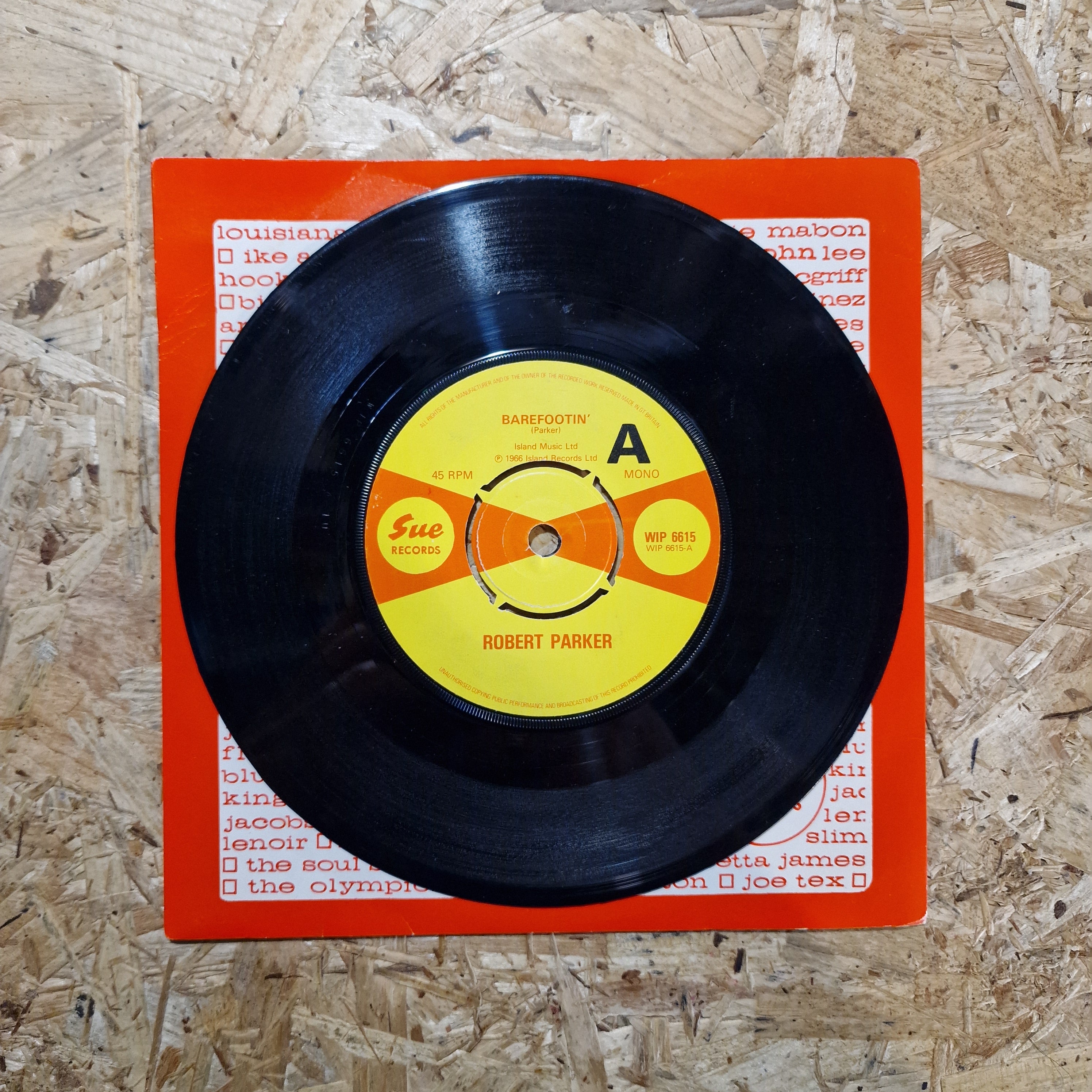 Robert Parker / Julien Covey / The Anglos – Barefootin' / A Little Bit Hurt / Incense