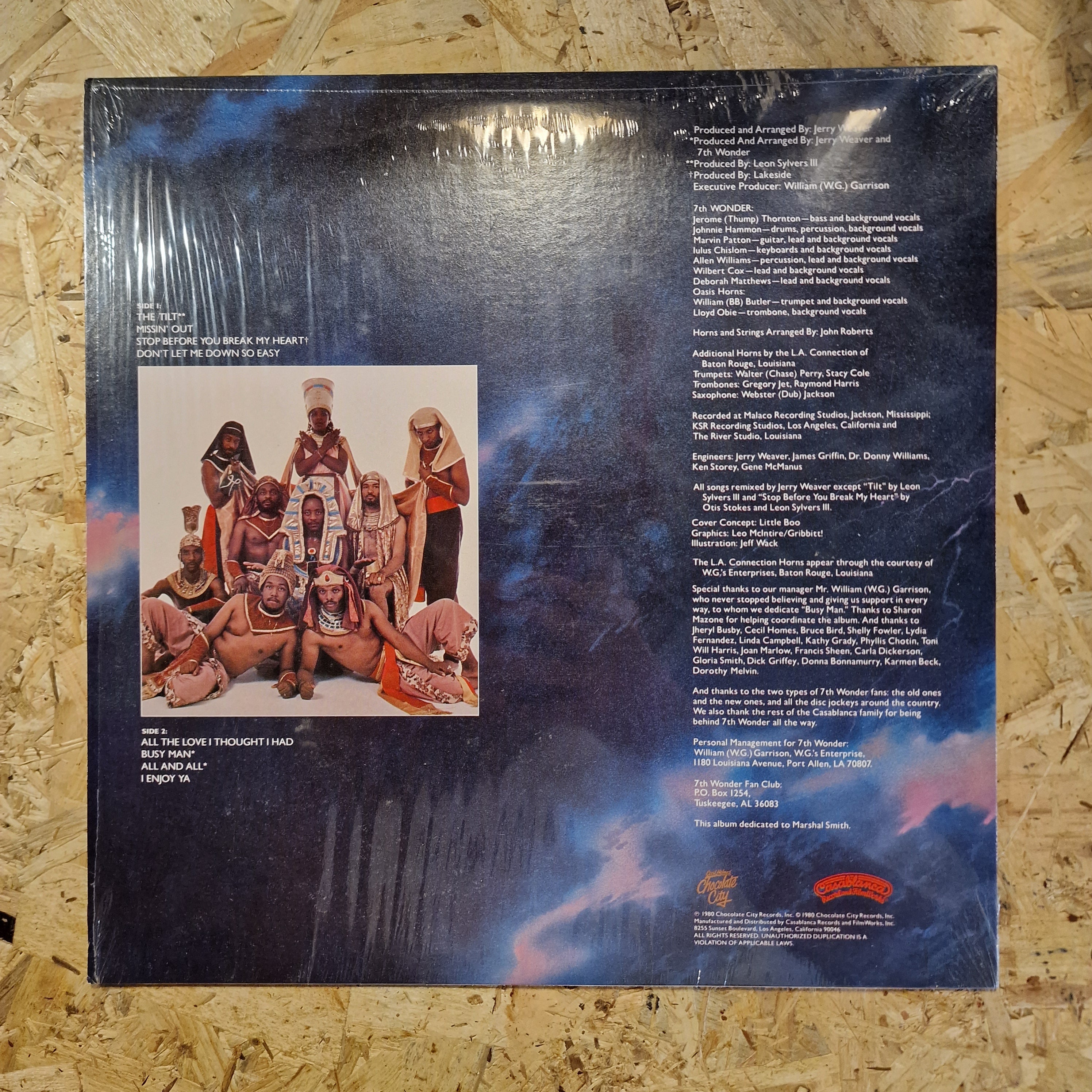 7th Wonder ‎– Thunder 1980 US Press