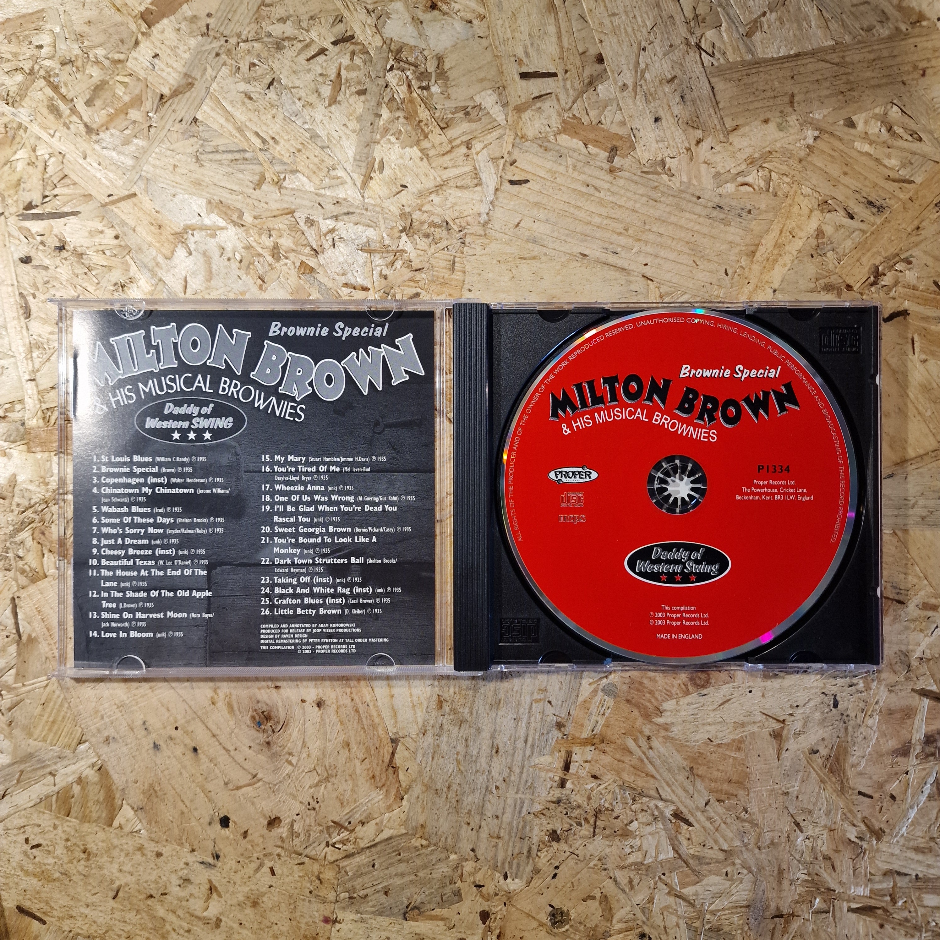 Milton Brown & His Musical Brownies – Daddy Of Western Swing