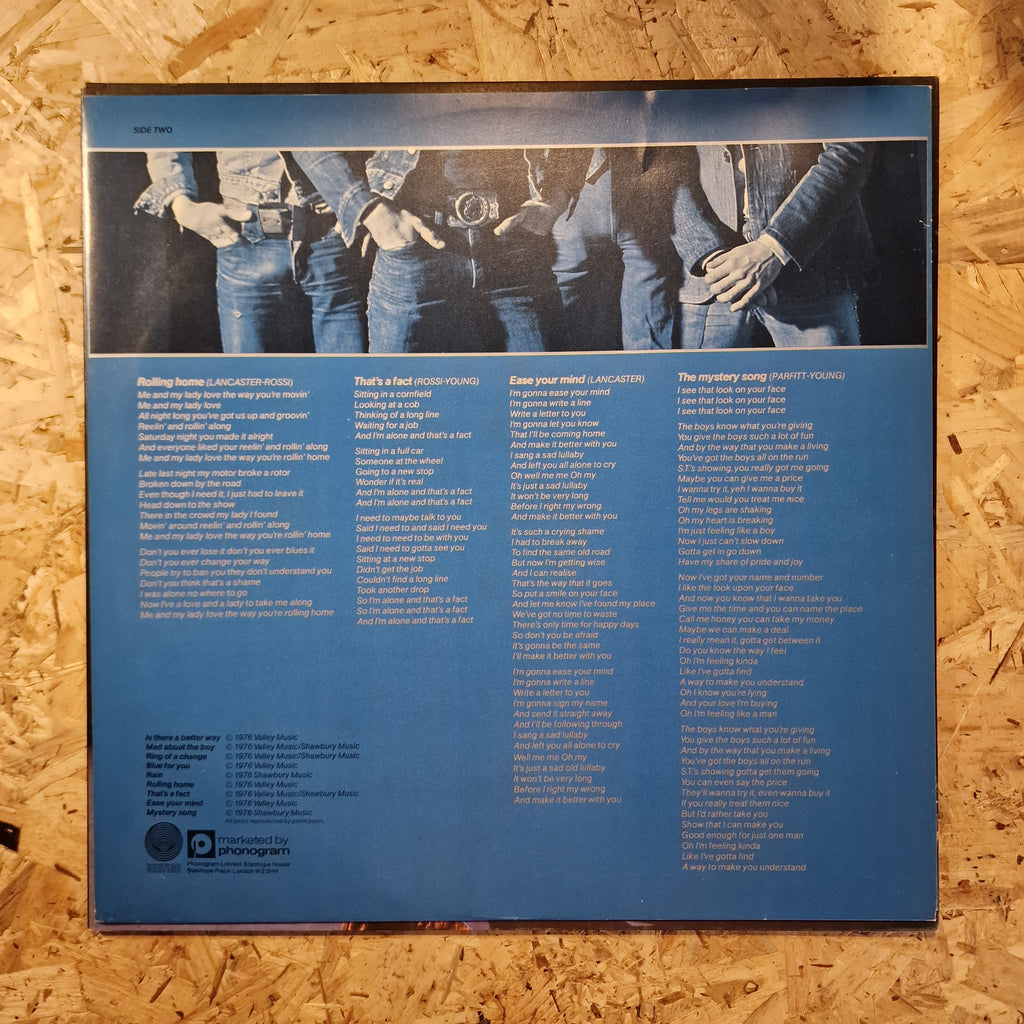 Status Quo – Blue For You 1976 UK Press