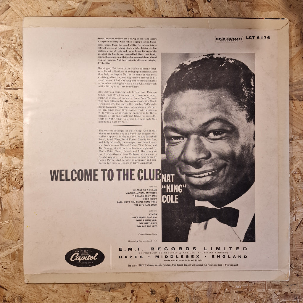 Nat "King" Cole ‎– Welcome To The Club