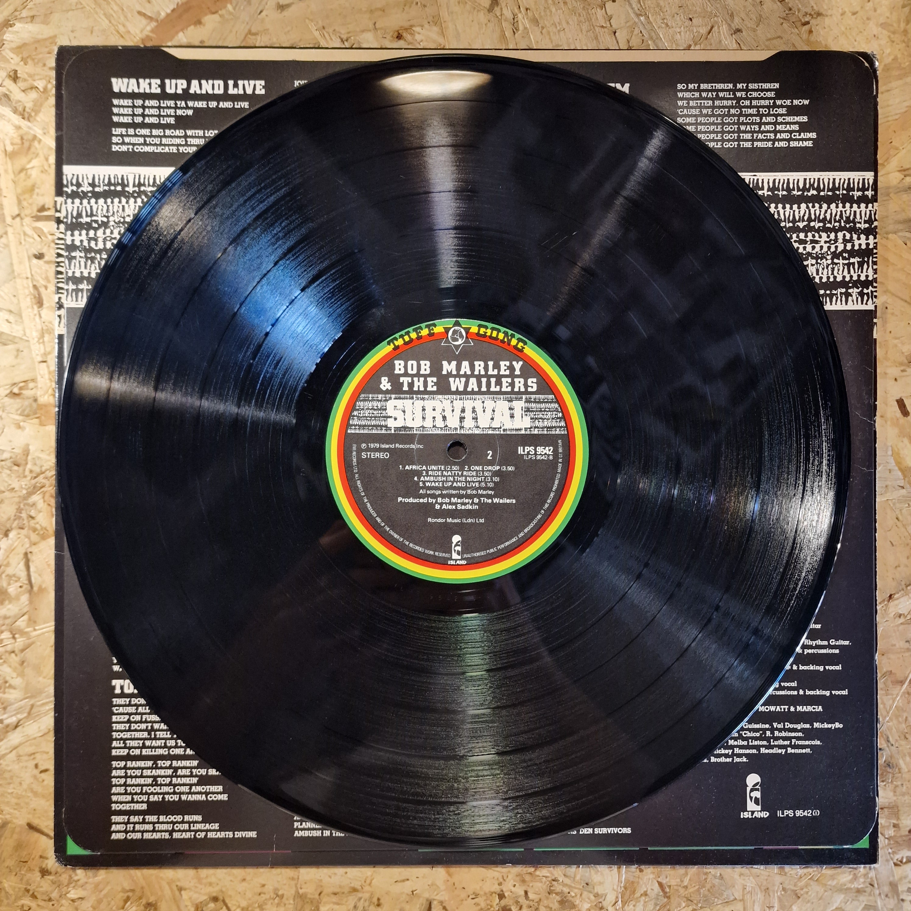Bob Marley & The Wailers ‎– Survival