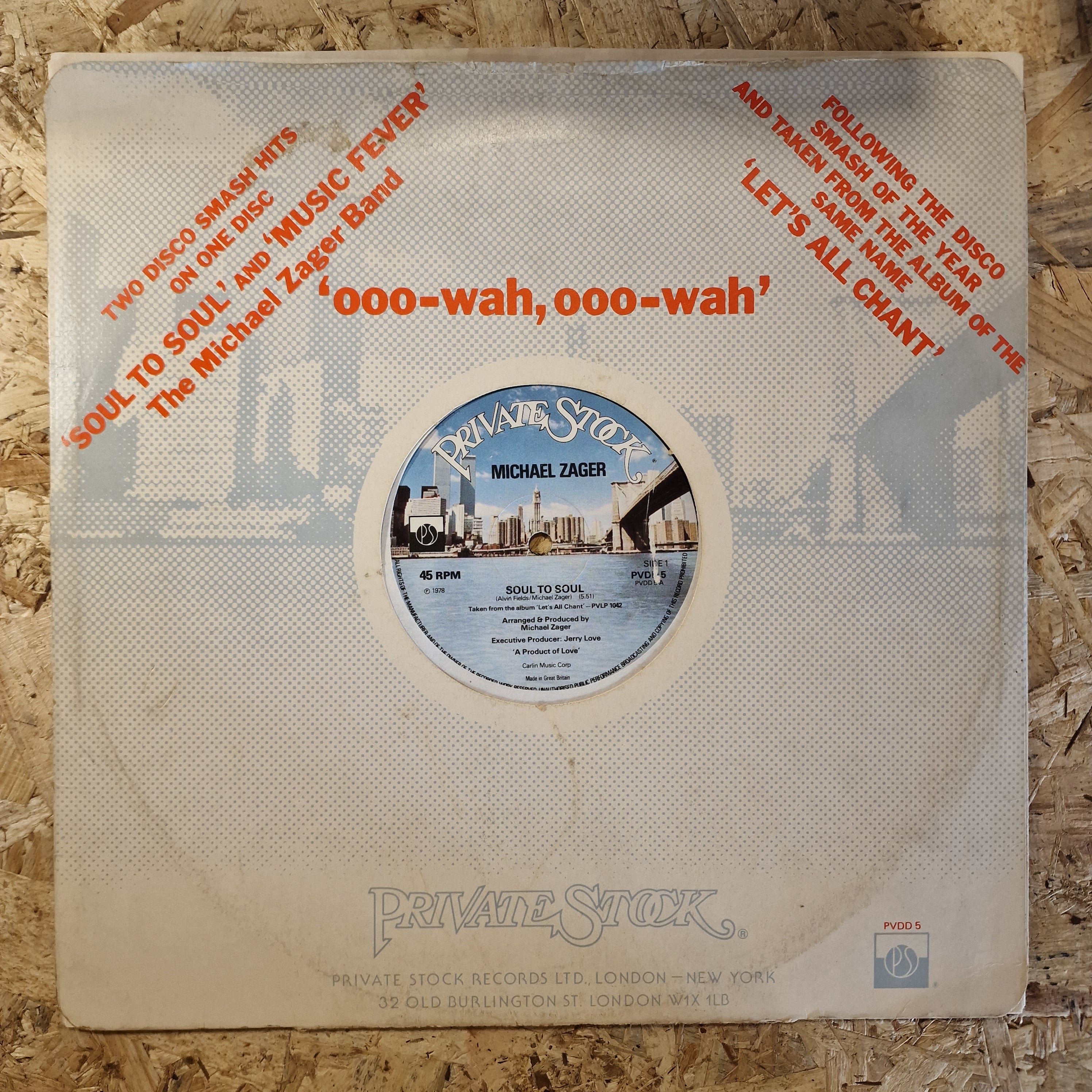 The Michael Zager Band – Soul To Soul / Music Fever