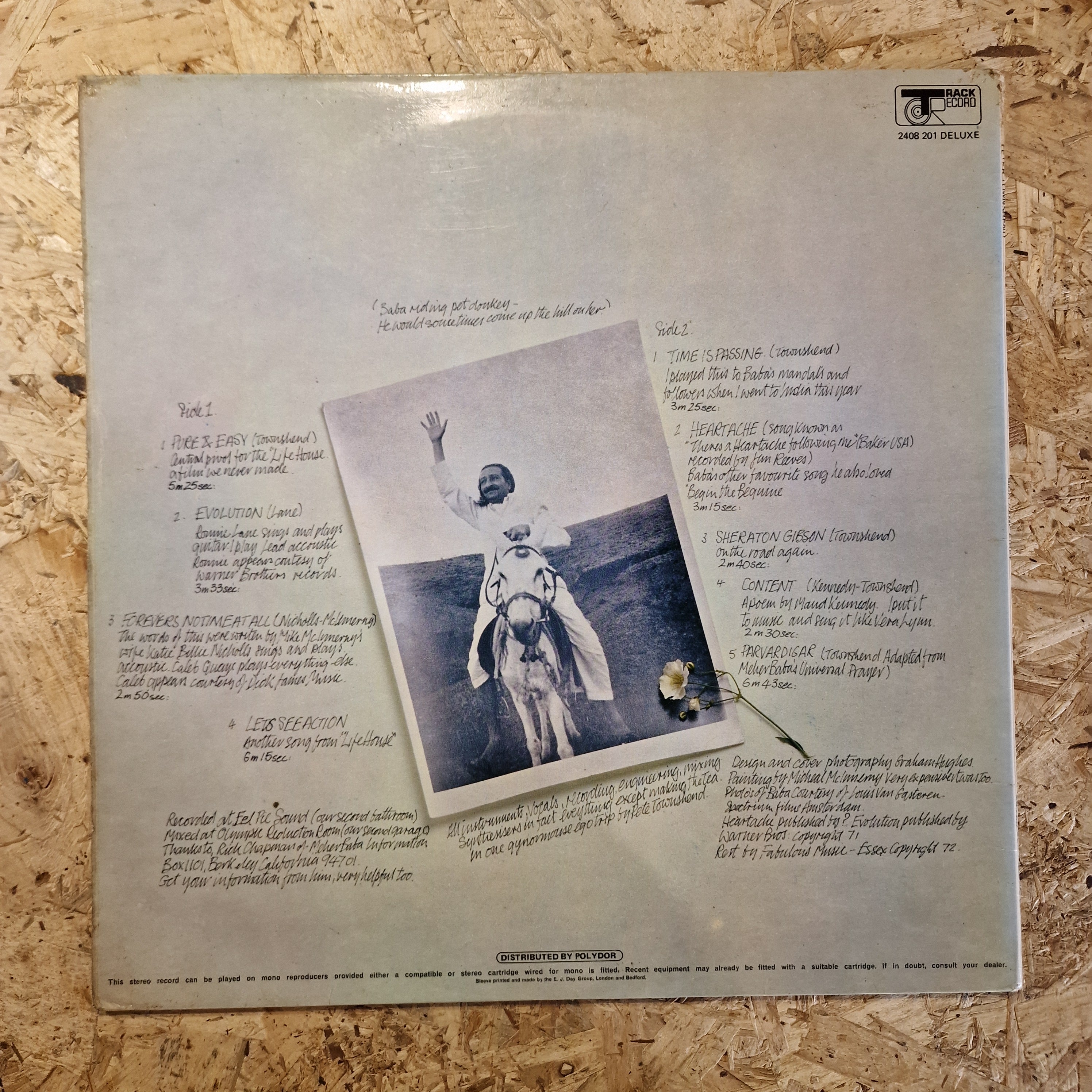 Pete Townshend ‎– Who Came First