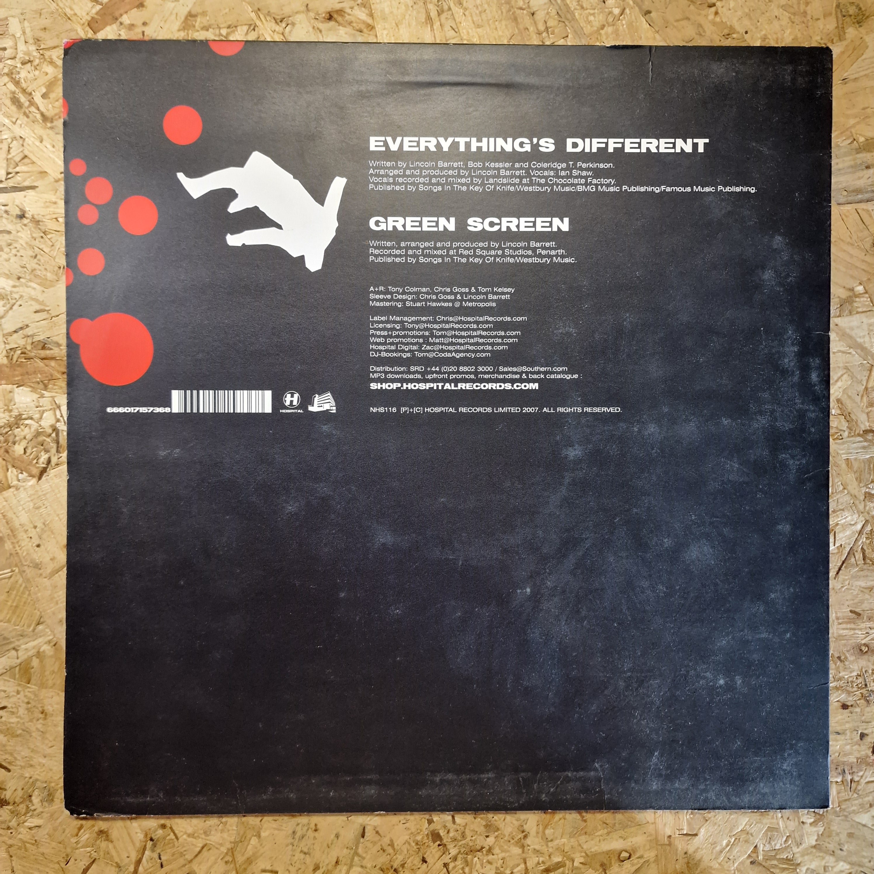 High Contrast – Everything's Different / Green Screen