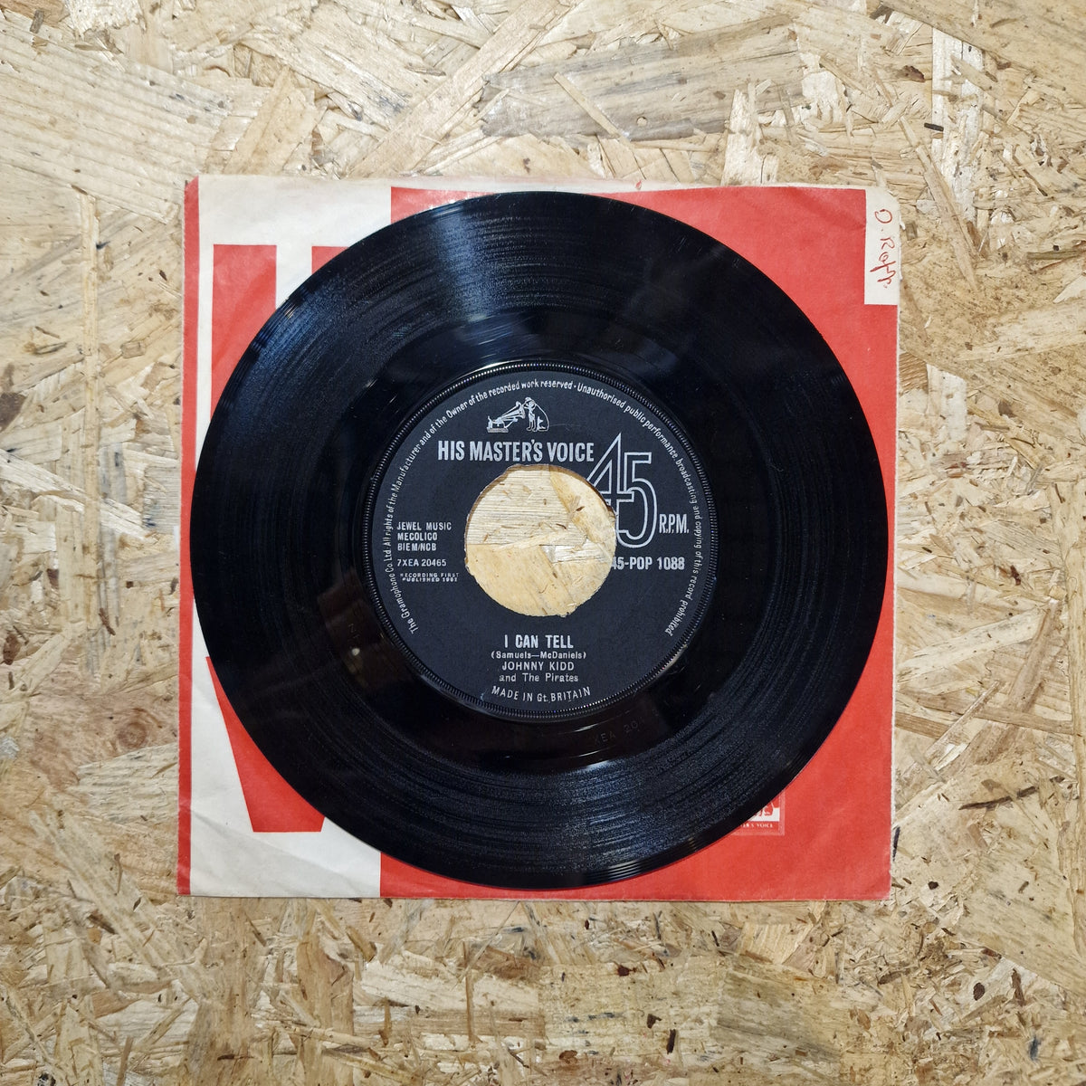 Johnny Kidd And The Pirates – A Shot Of Rhythm And Blues / I Can Tell