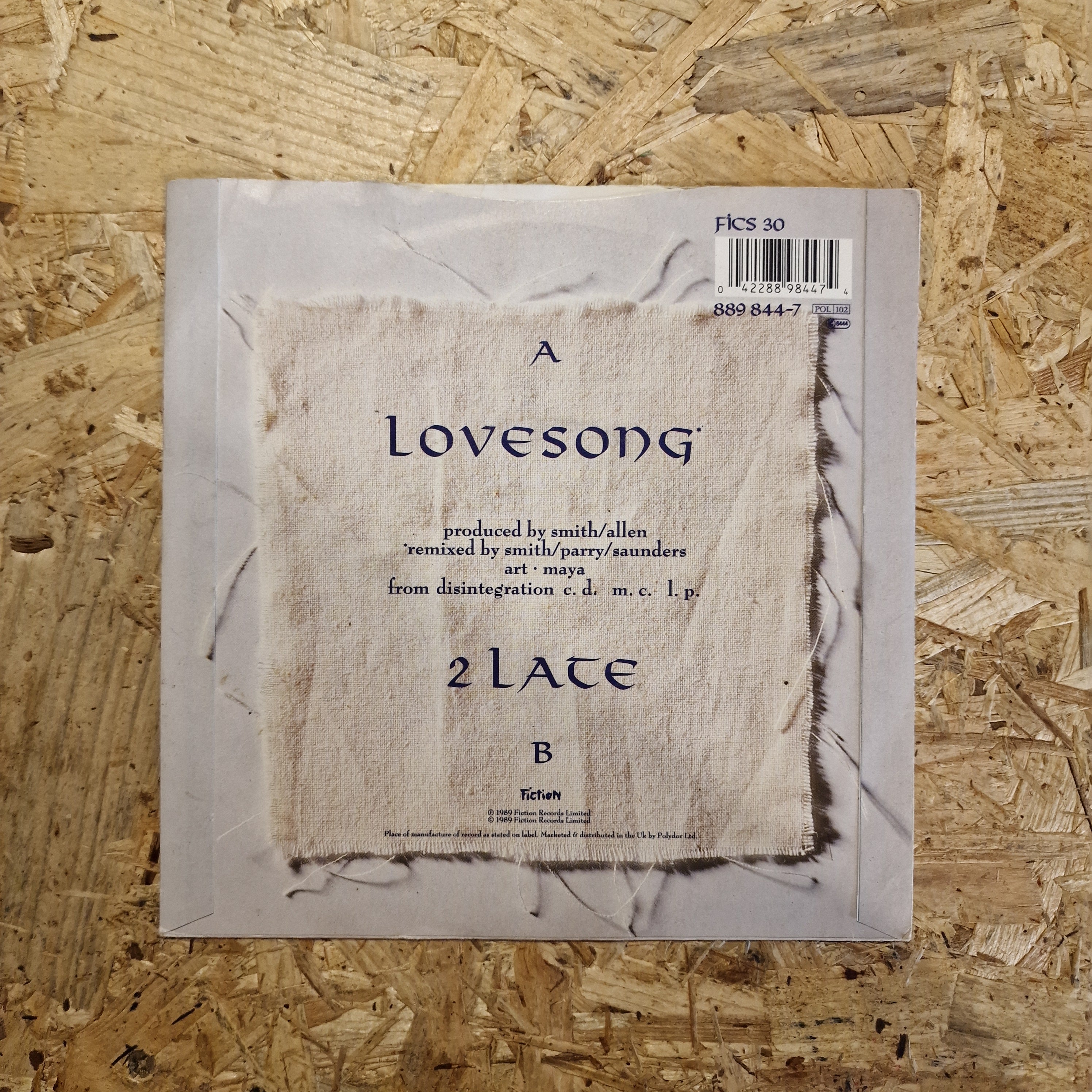The Cure ‎– Lovesong