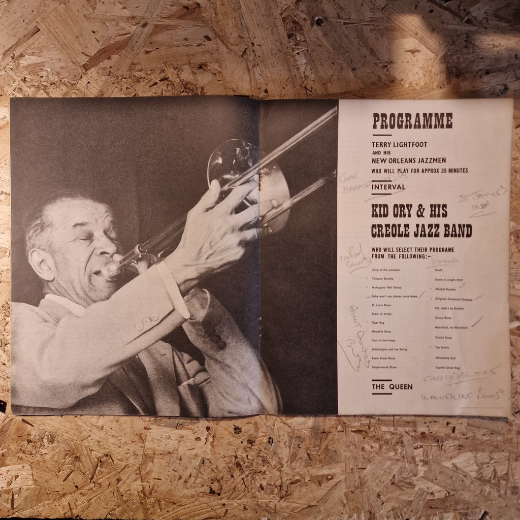 Kid Ory & His Creole Jazz Band - Souvenir Programme (c.1950s)