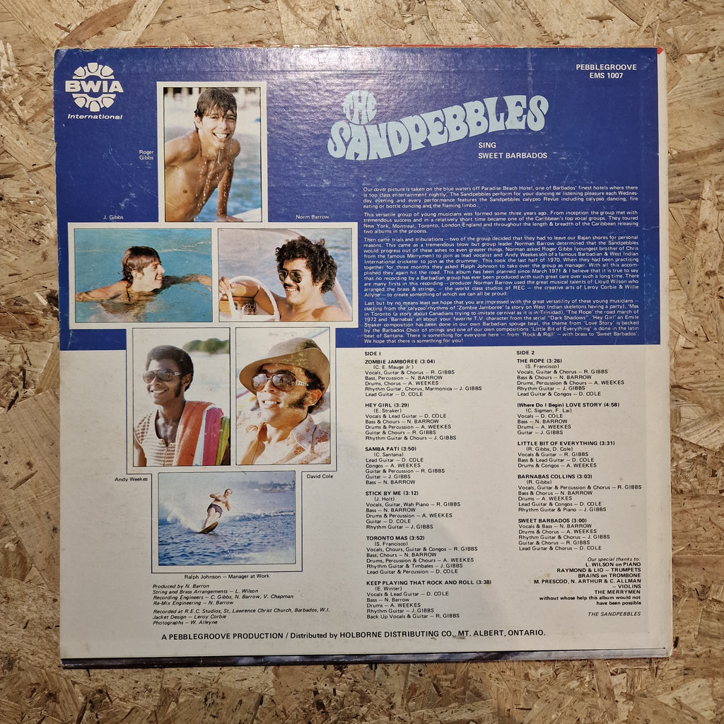 The Sandpebbles – Sweet Barbados