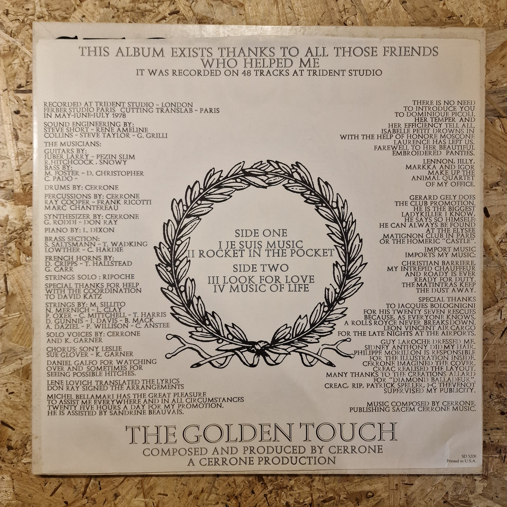 Cerrone – Cerrone IV - The Golden Touch