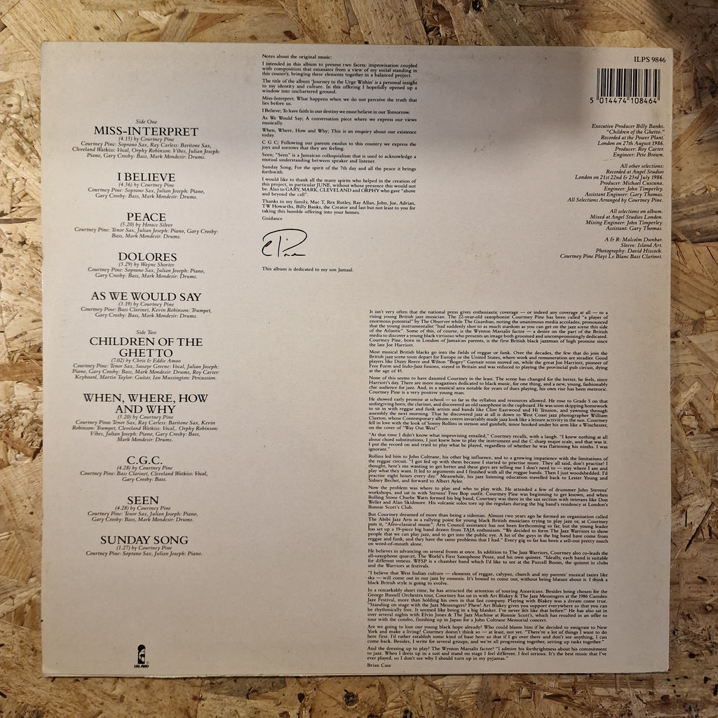 Courtney Pine – Journey To The Urge Within