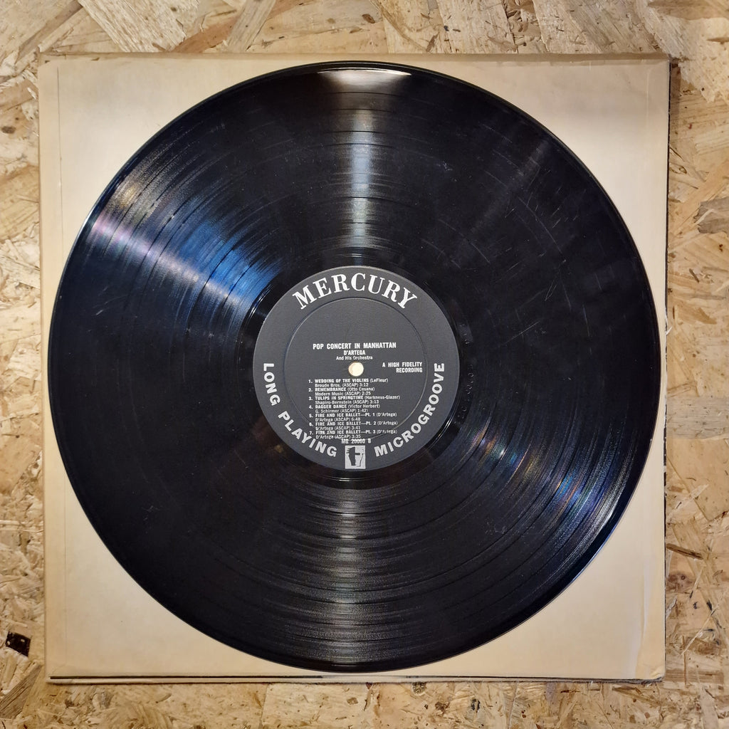 D'Artega And His Orchestra – Pop Concert In Manhattan 1950's US Press