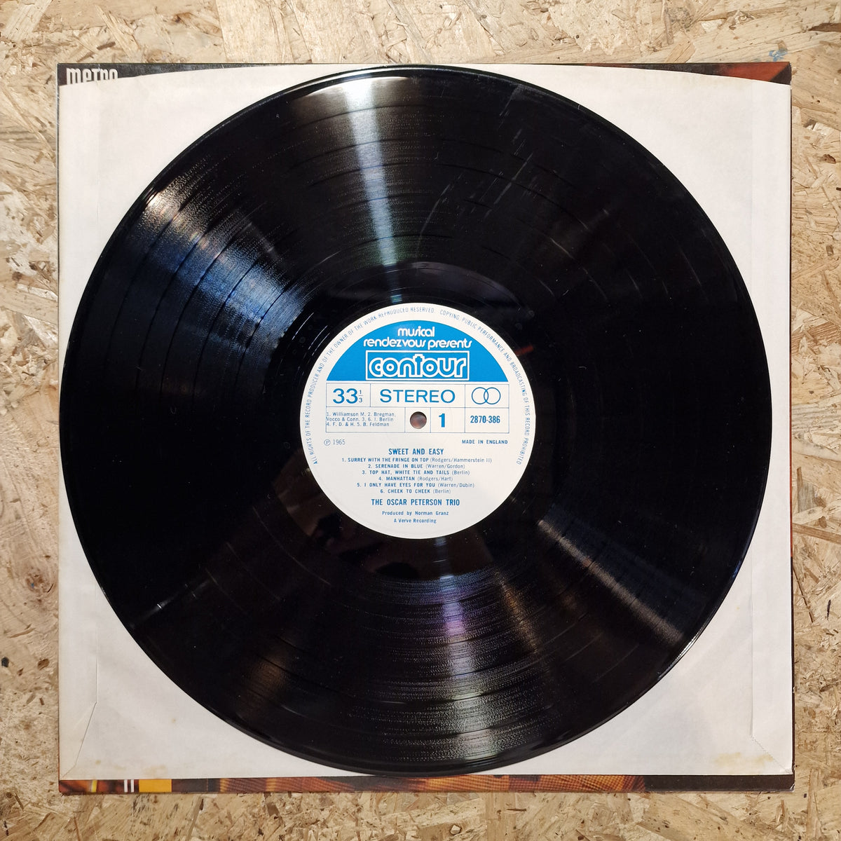 The Oscar Peterson Trio – Sweet And Easy