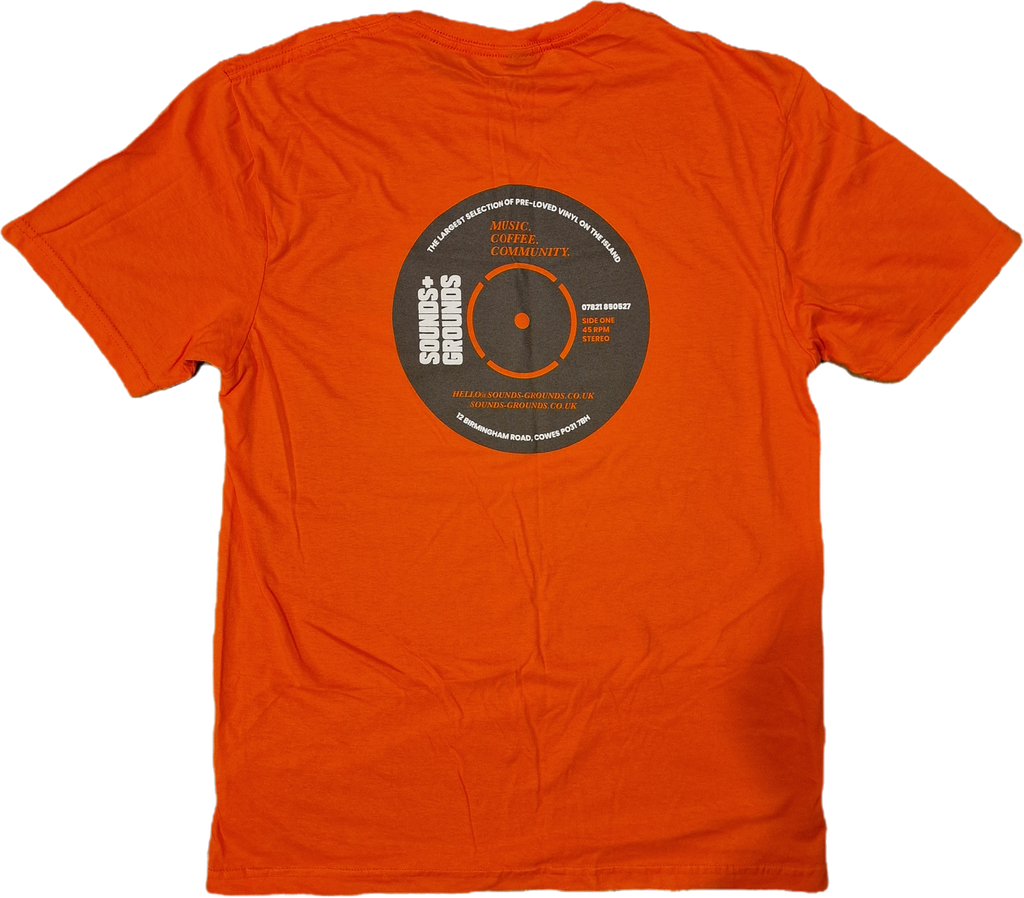 Coffee Bean Headphone Tee (Orange)