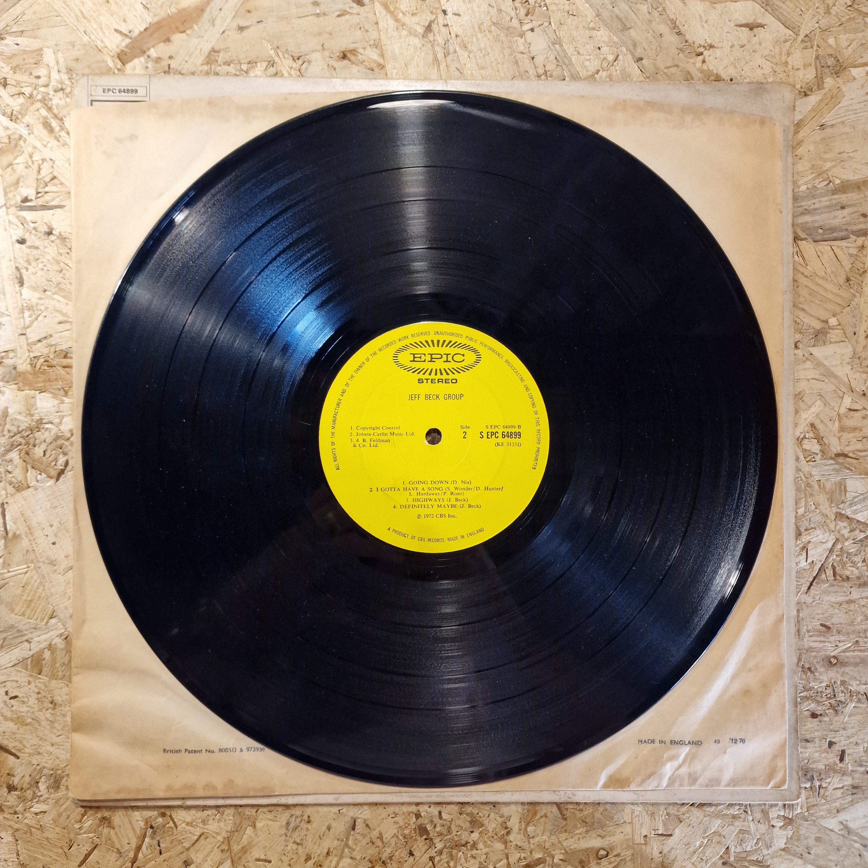 Jeff Beck Group ‎– Jeff Beck Group