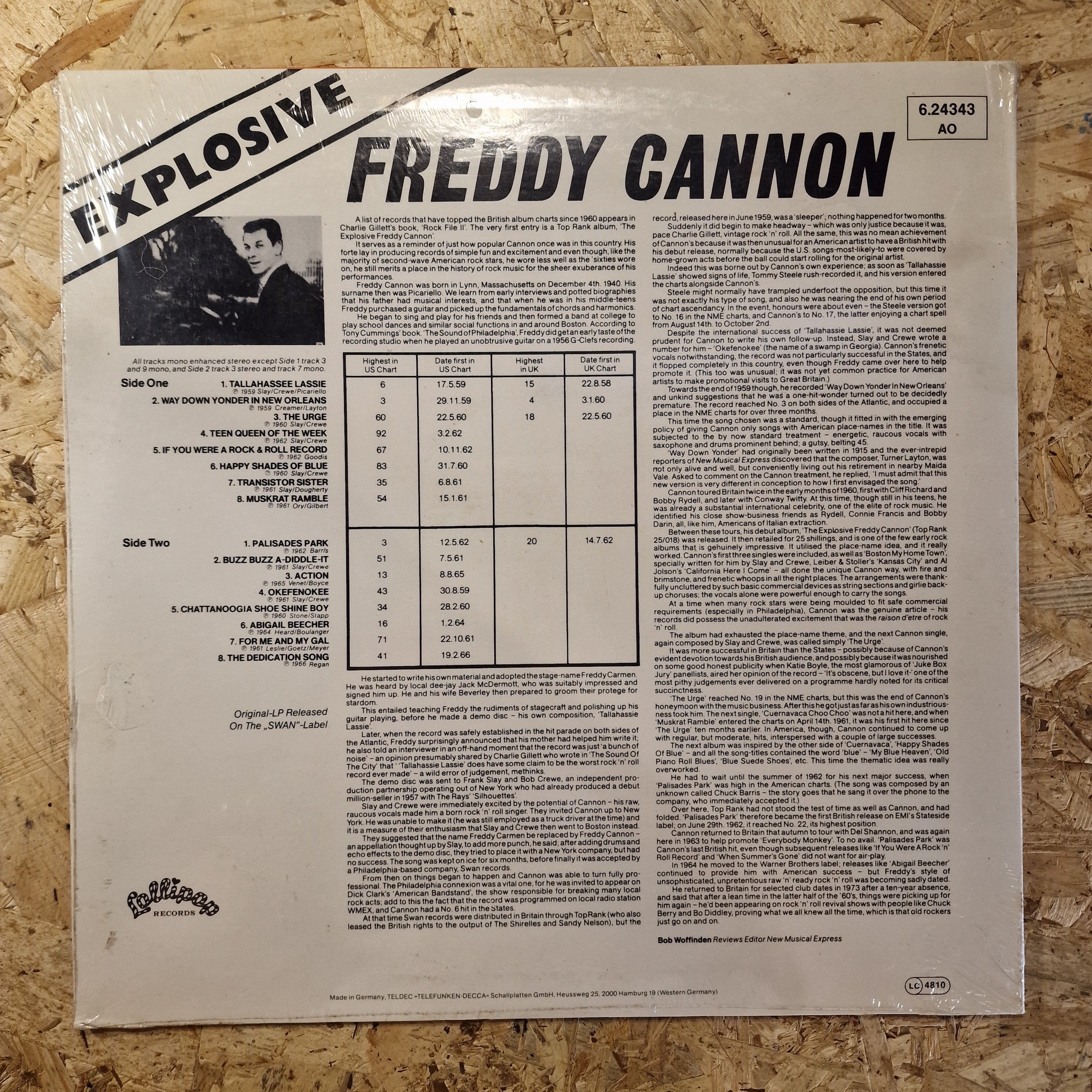 Freddy Cannon – The Explosive Freddy Cannon