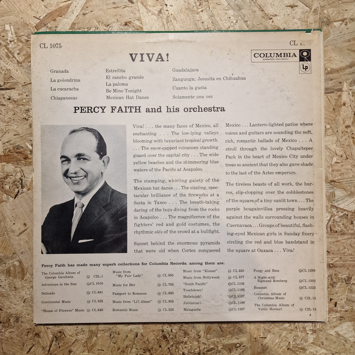 Percy Faith And His Orchestra – Viva! The Music Of Mexico