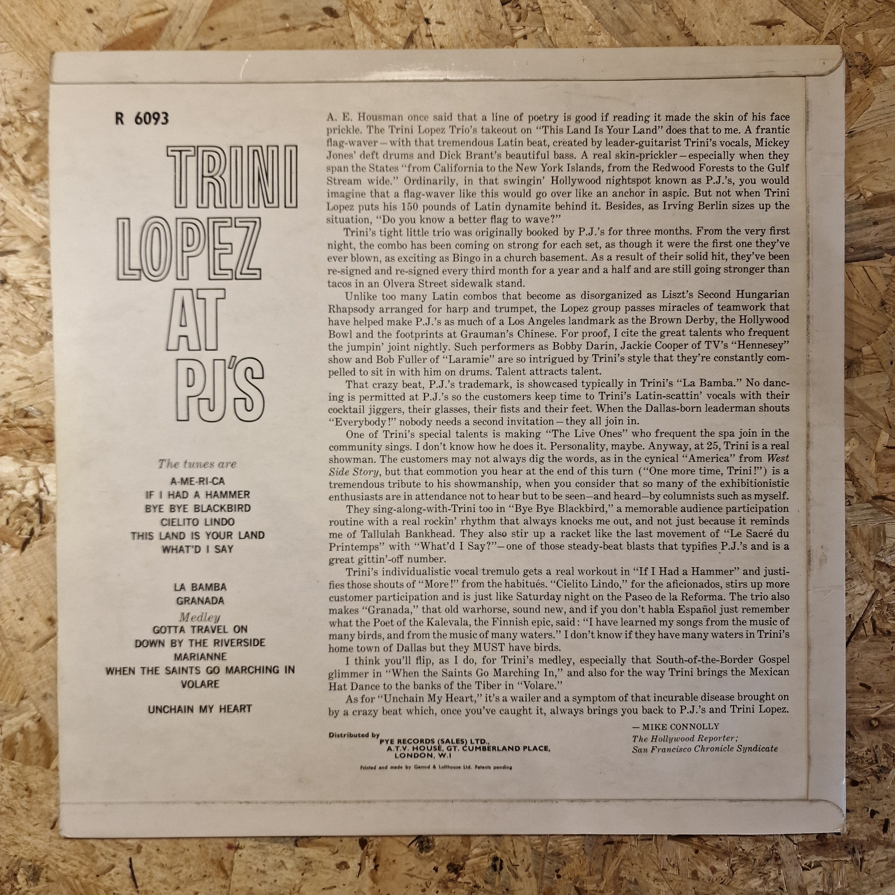Trini Lopez – Trini Lopez At PJ's