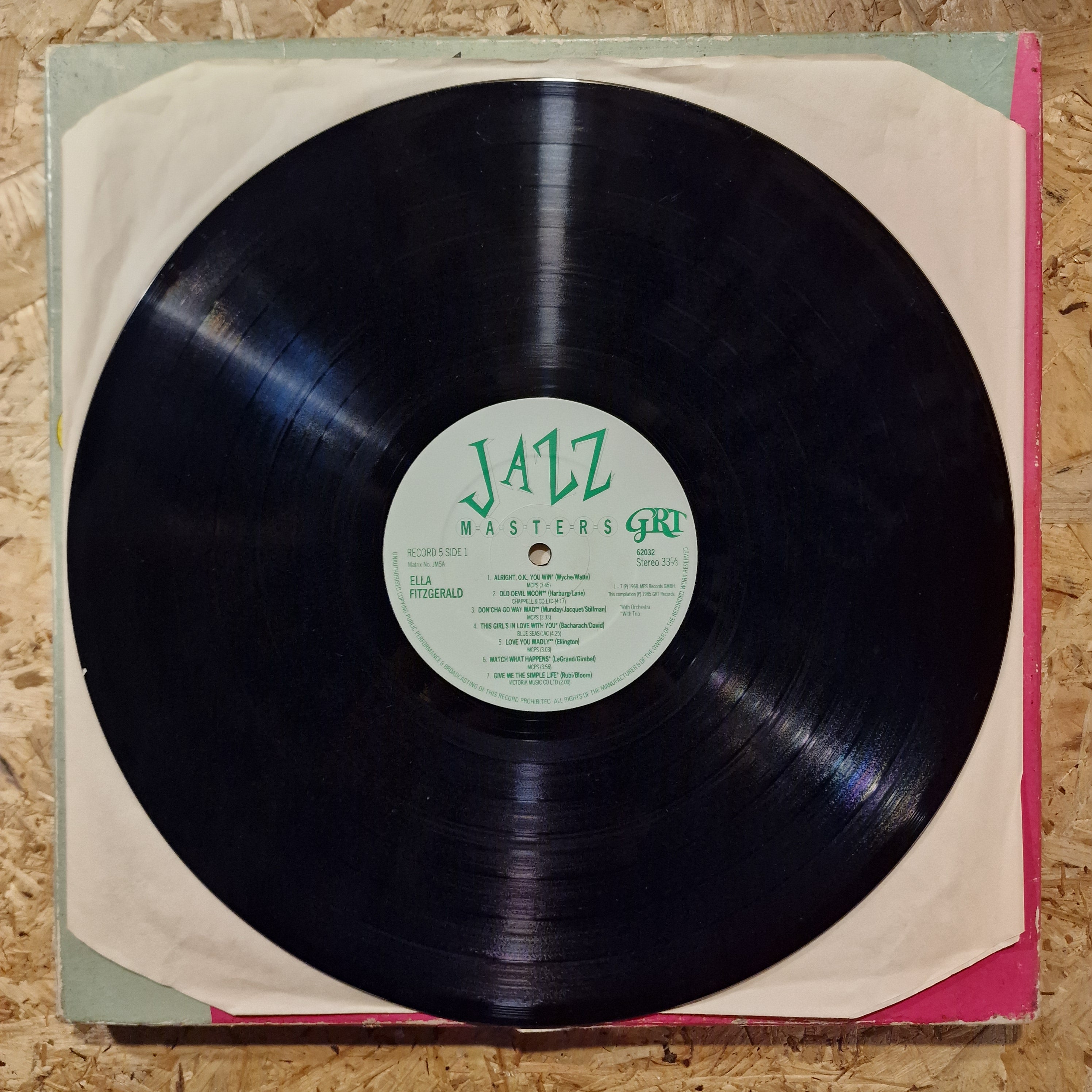 Jazz Masters - Jazz Compilation 1985 UK Press