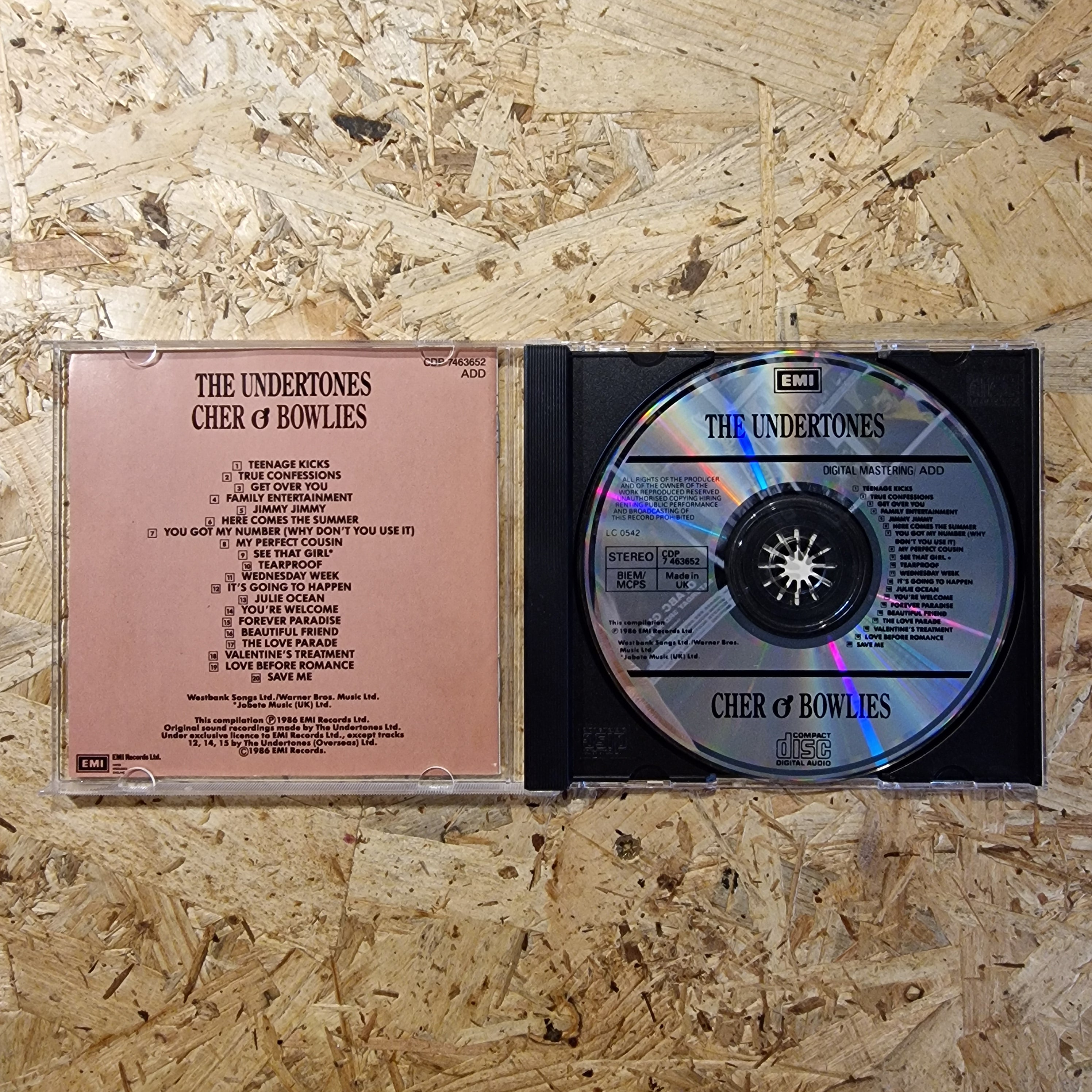 The Undertones ‎– Cher O'Bowlies - The Pick Of The Undertones