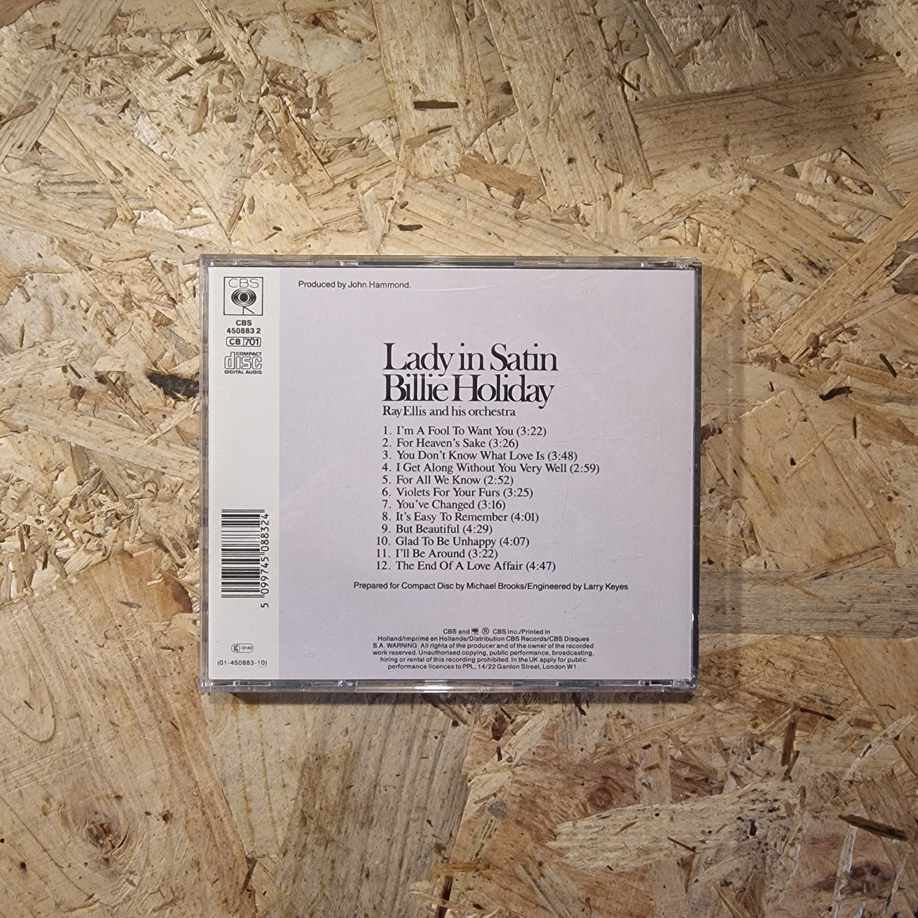 Billie Holiday, Ray Ellis And His Orchestra – Lady In Satin