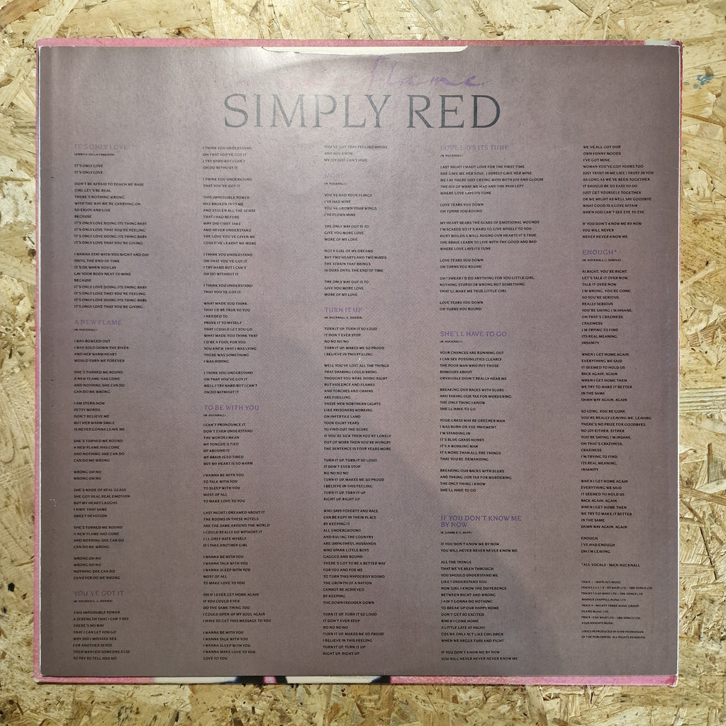 Simply Red – A New Flame