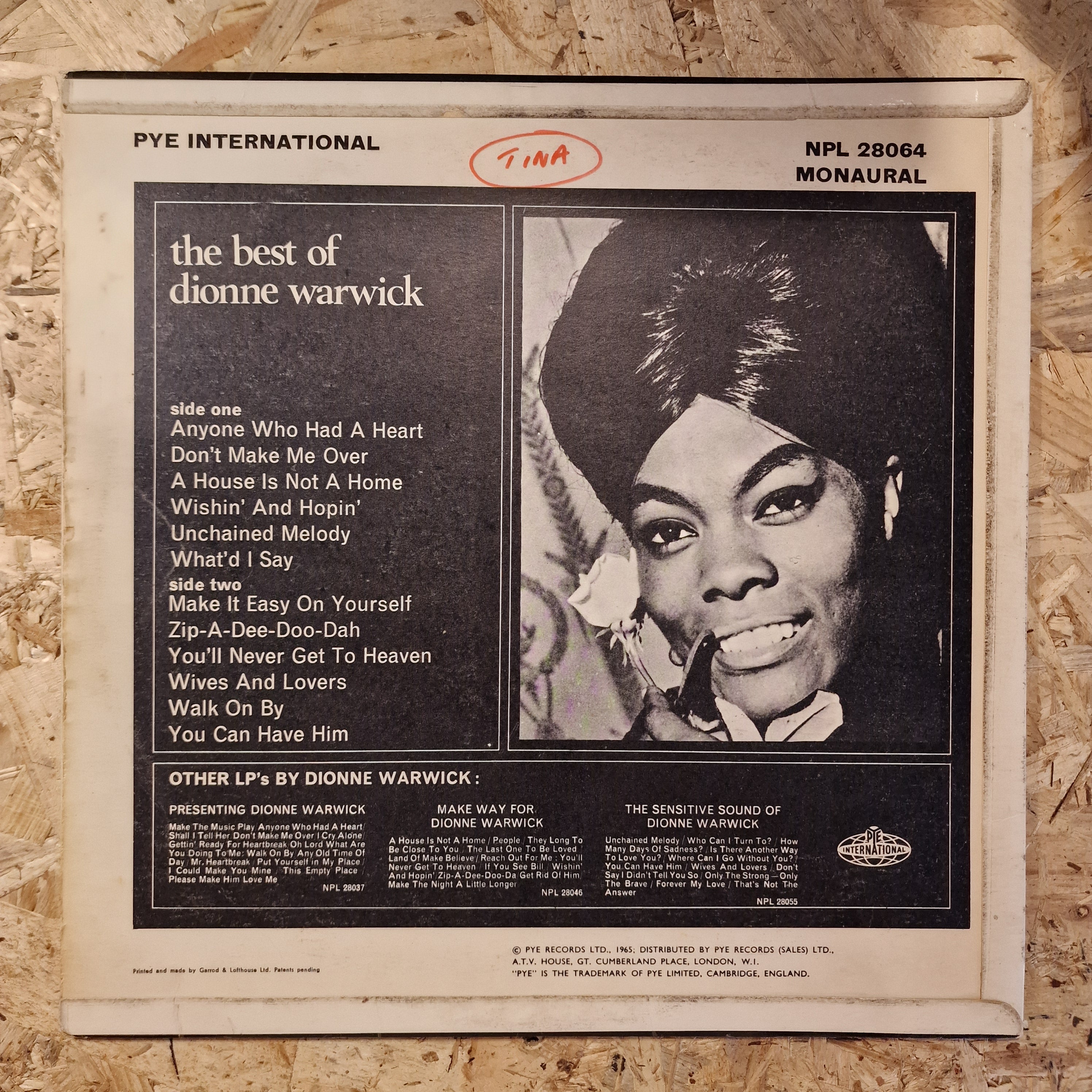 Dionne Warwick – The Best Of Dionne Warwick
