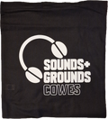 Coffee Bean Headphones Black Tote Bag