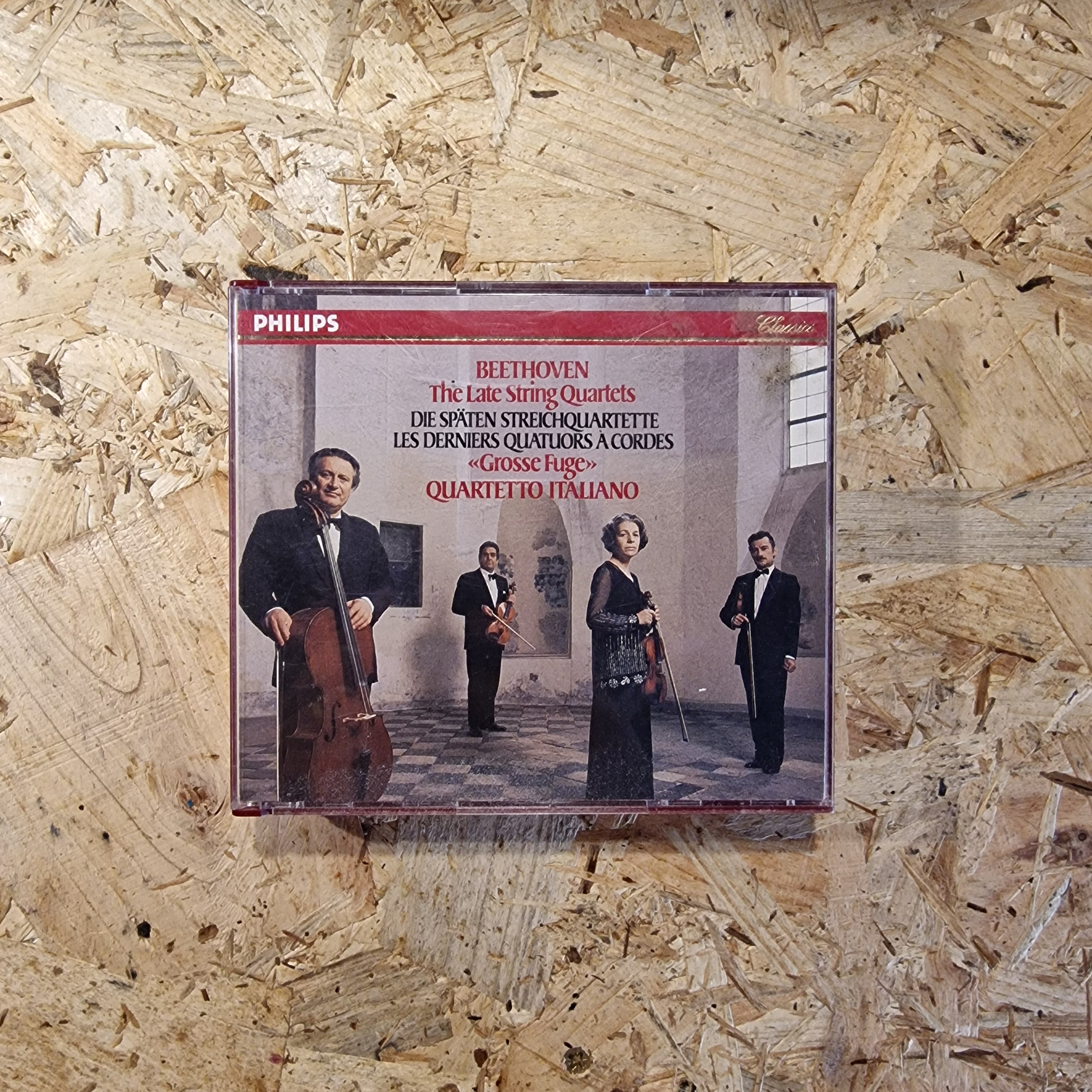 Beethoven, Quartetto Italiano ‎– The Late String Quartets = Die Späten Streichquartette = Les Derniers Quatuors À Cordes • "Grosse Fuge"