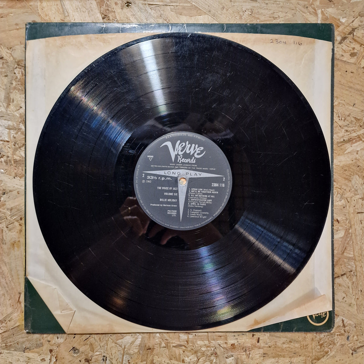 Billie Holiday – The Voice Of Jazz, Volume Six