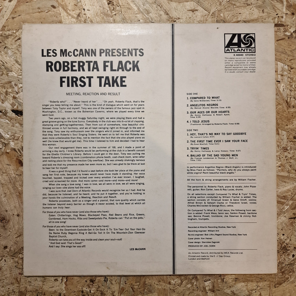 Roberta Flack – First Take