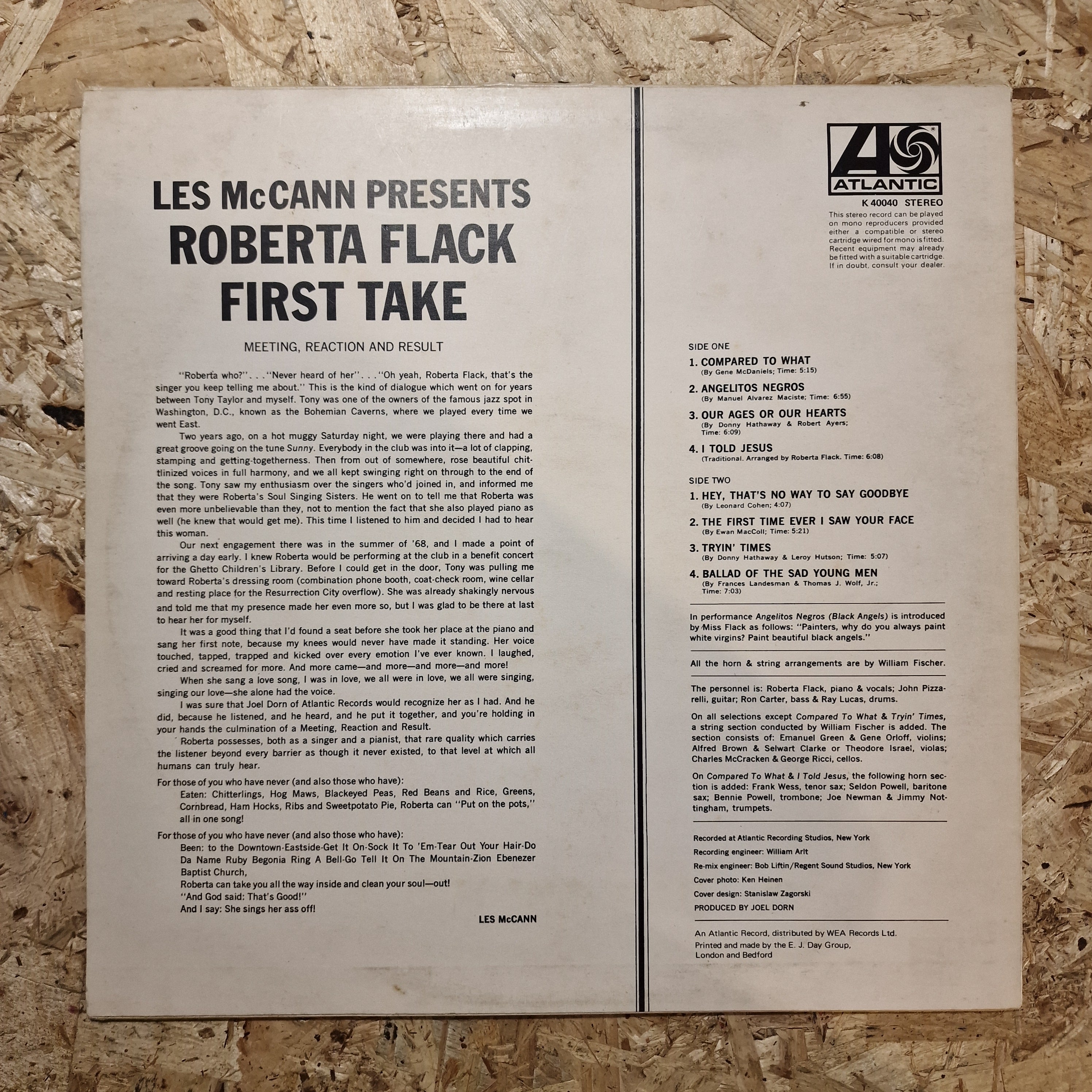 Roberta Flack – First Take