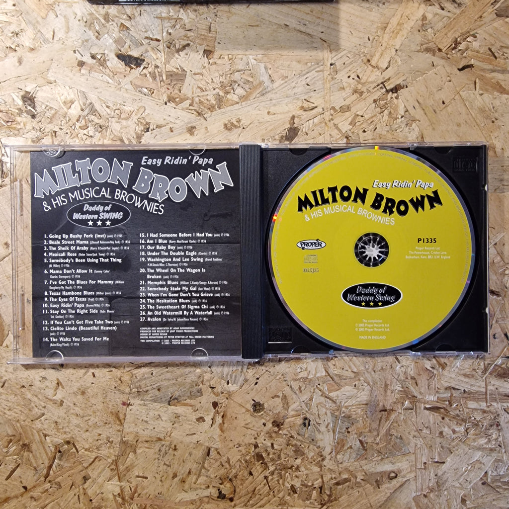 Milton Brown & His Musical Brownies – Daddy Of Western Swing