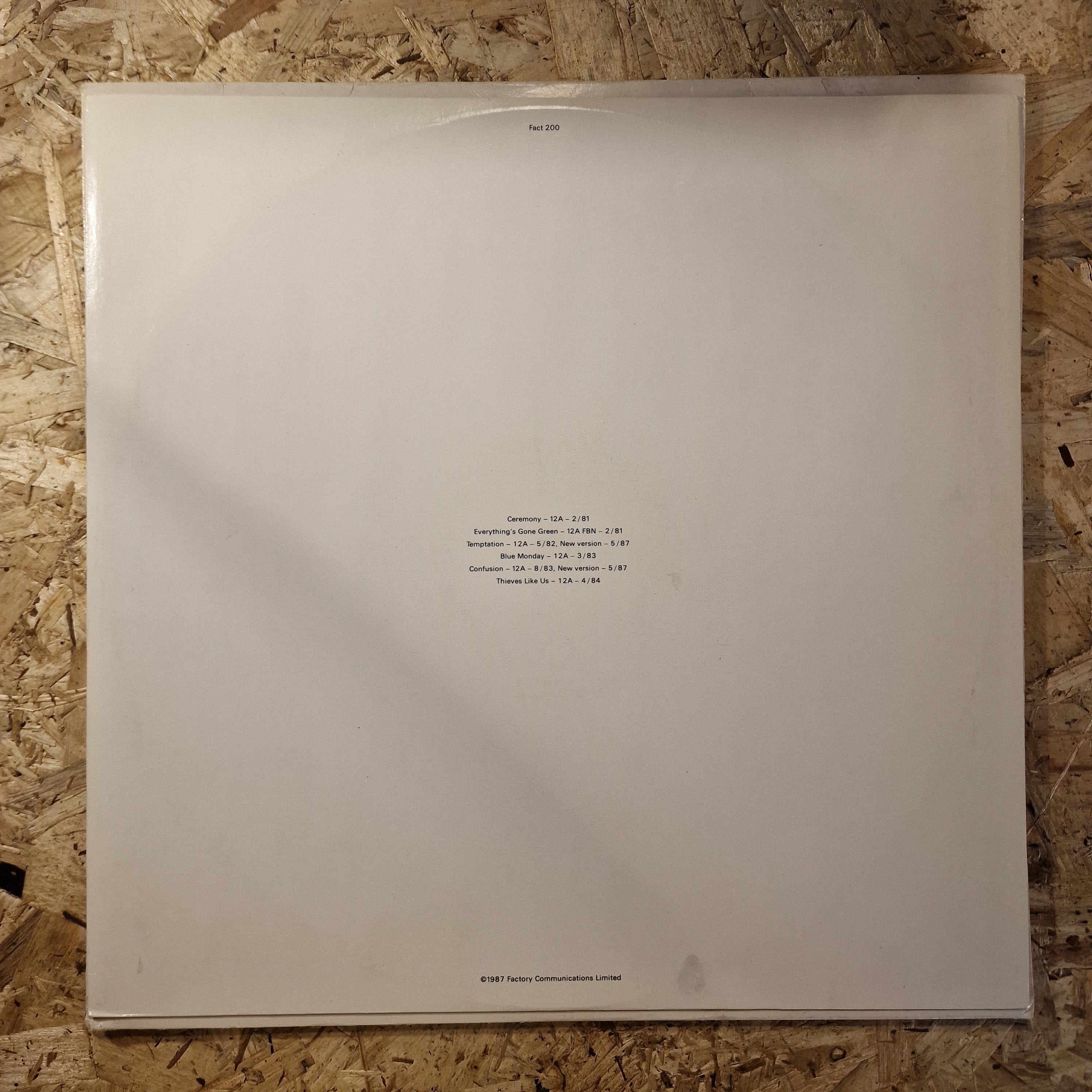 New Order – Substance
