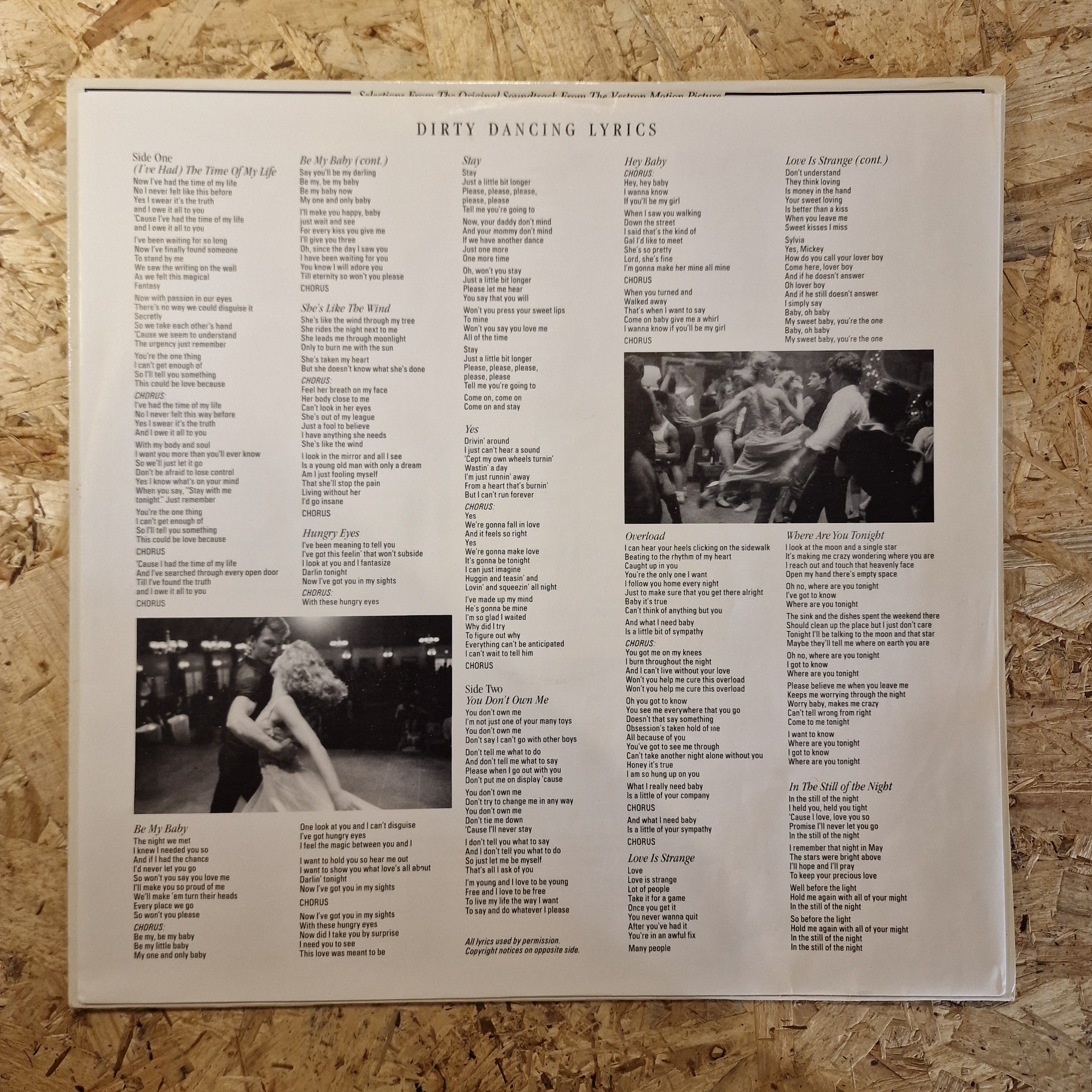Dirty Dancing (Original Soundtrack From The Vestron Motion Picture)