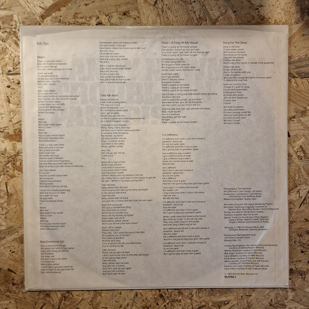 Randy Newman - Trouble in Paradise 1983 European Press