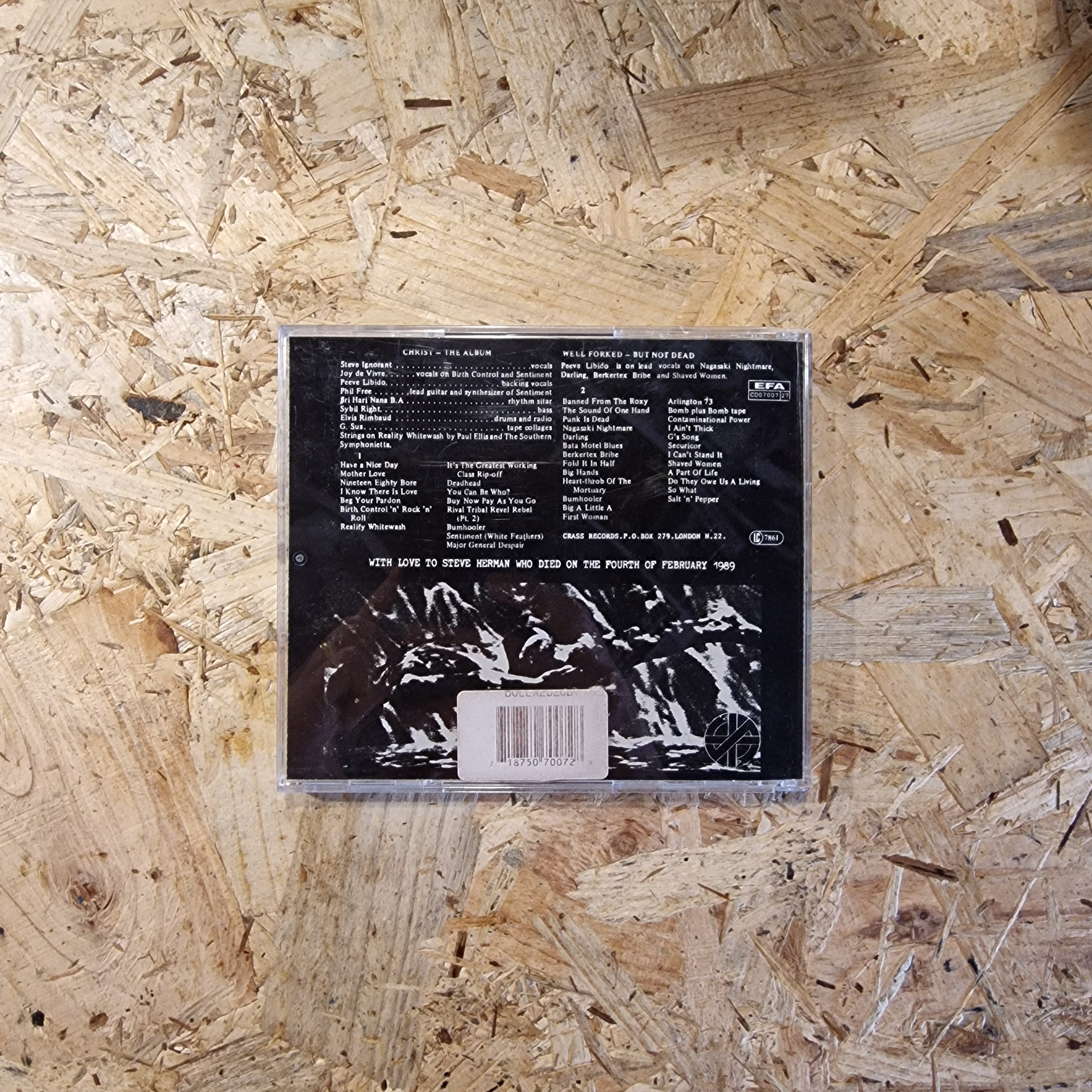 Crass – Christ - The Album / Well Forked - But Not Dead