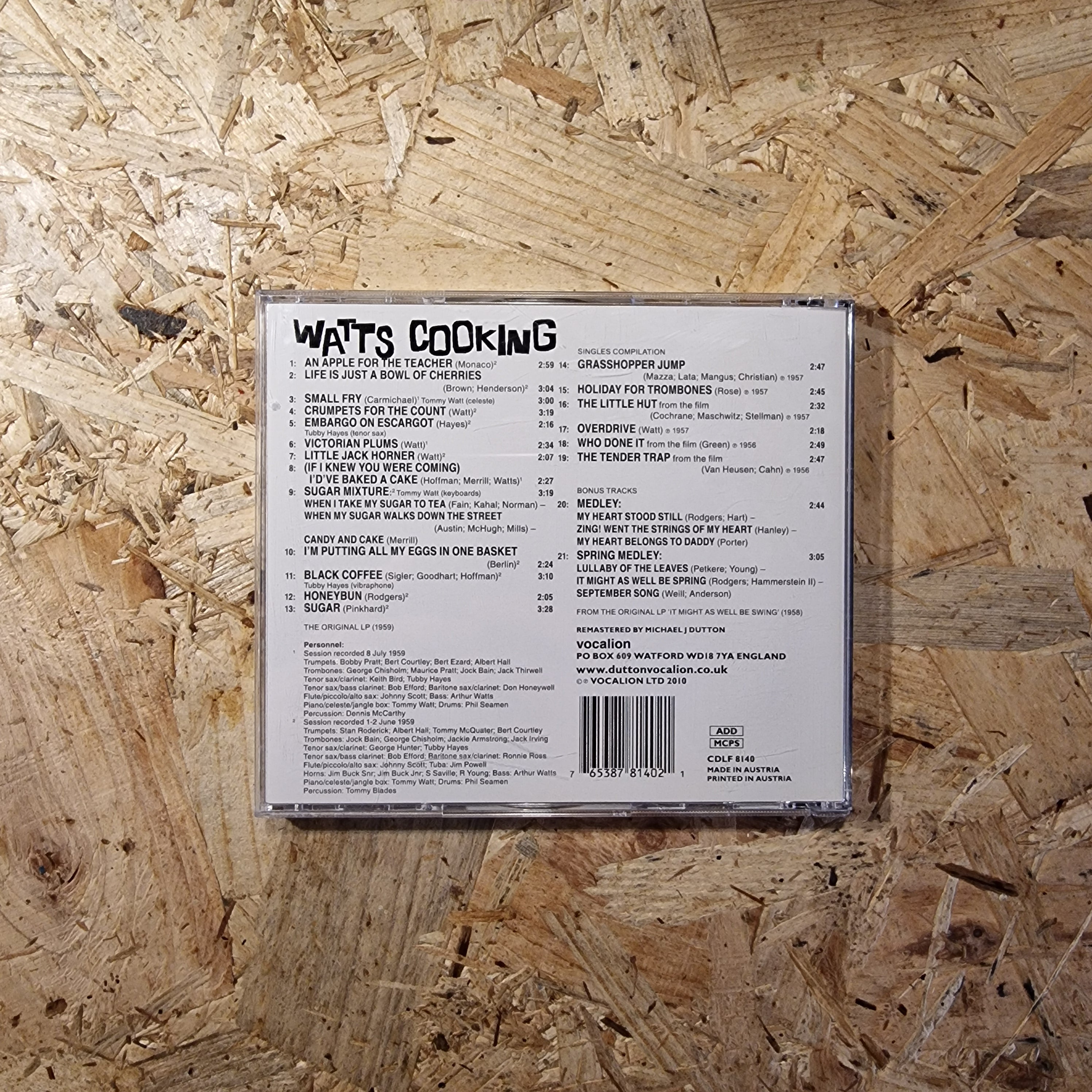 Tommy Watt And His Orchestra – Watts Cooking