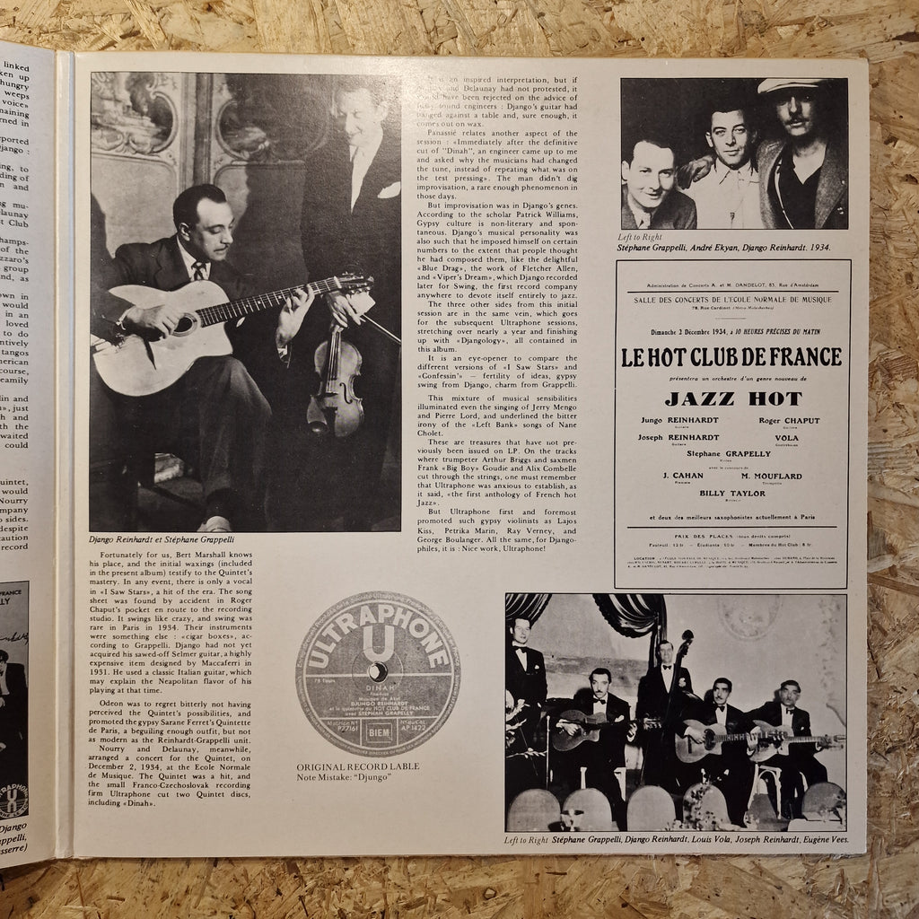 Quintet Of The Hot Club Of France, Django Reinhart, Stéphane Grappelli – Fiftieth Anniversary